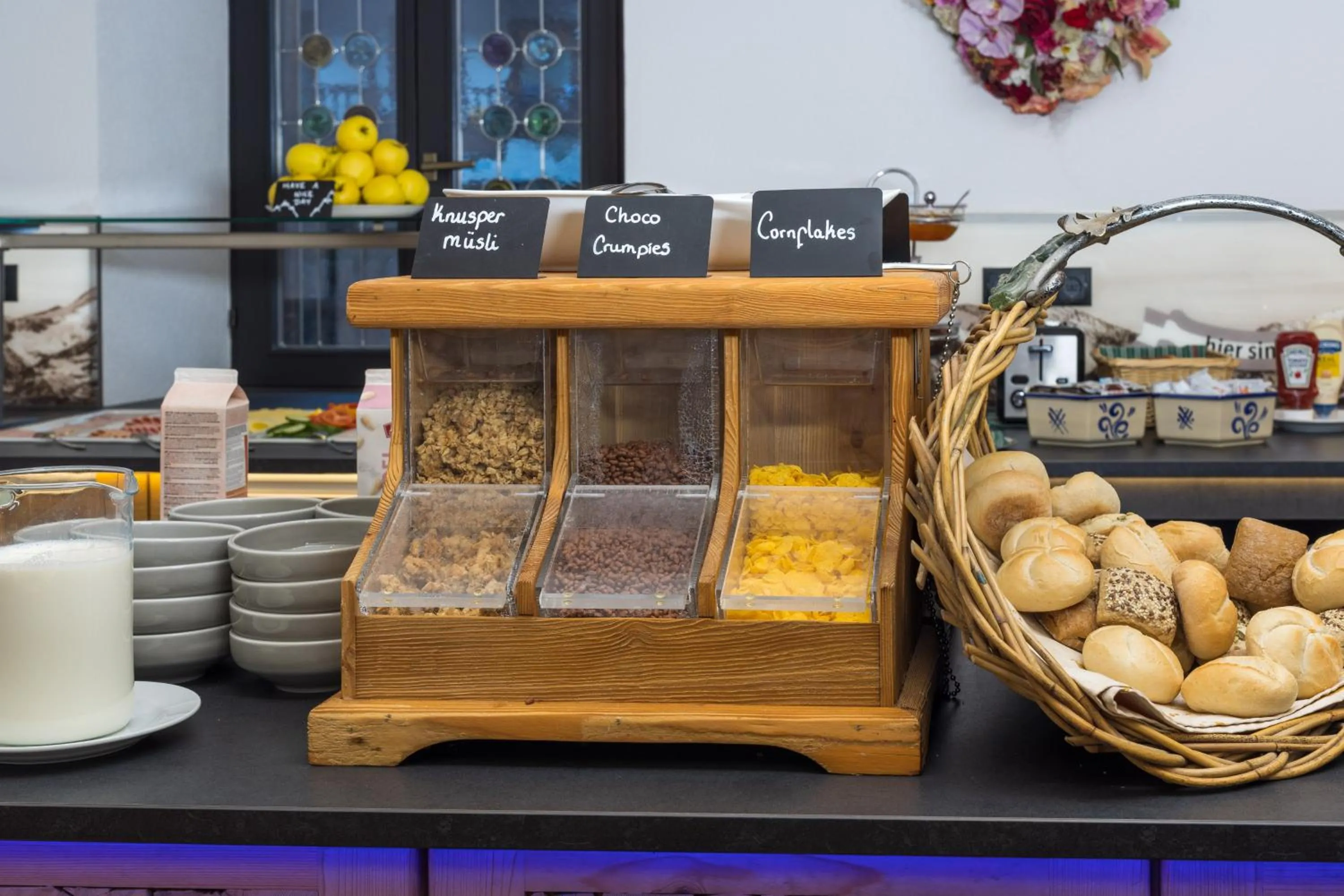 Breakfast in Der Siegeler B&B - this lifestylehotel rocks