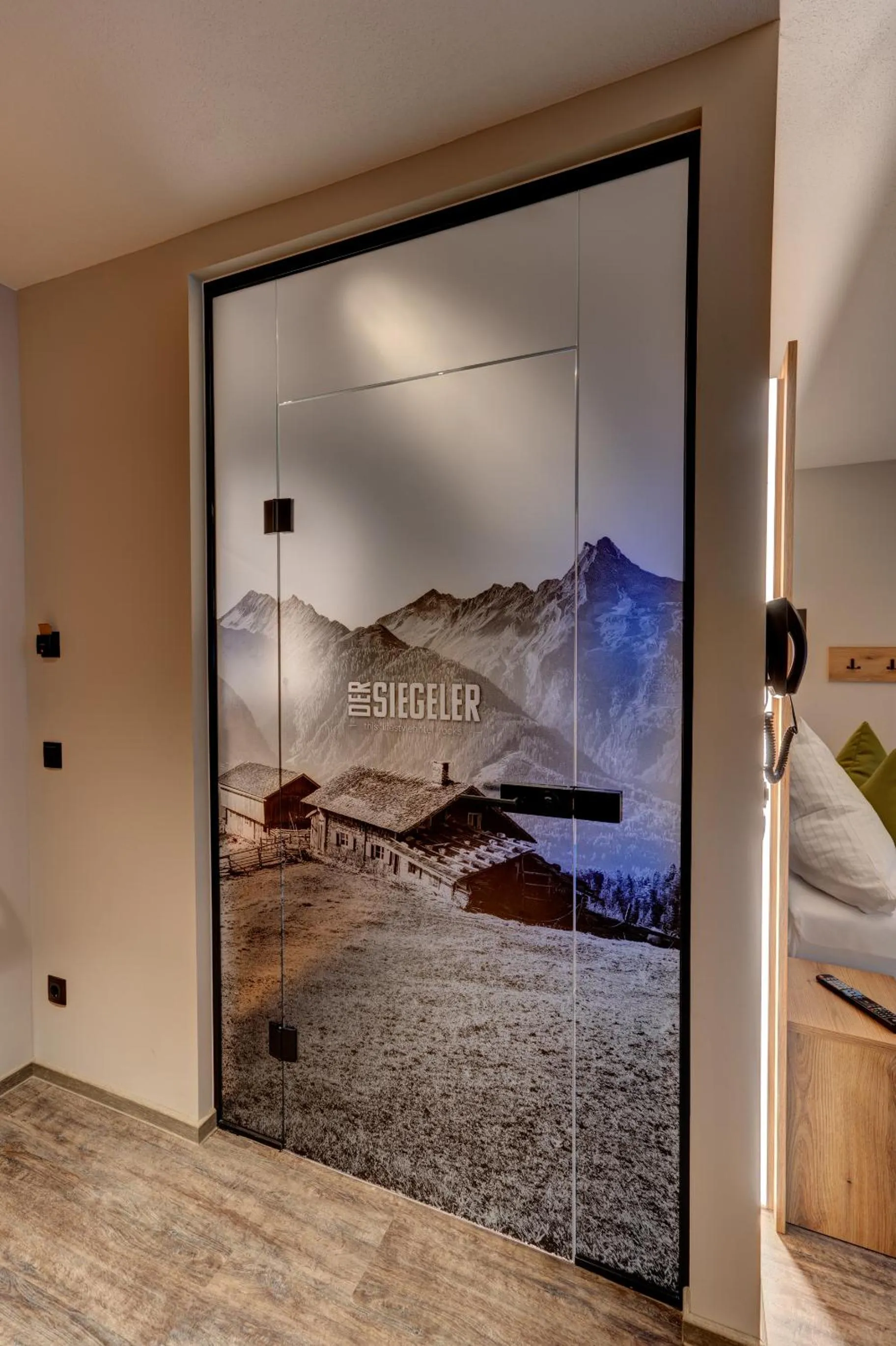 Bathroom in Der Siegeler B&B - this lifestylehotel rocks