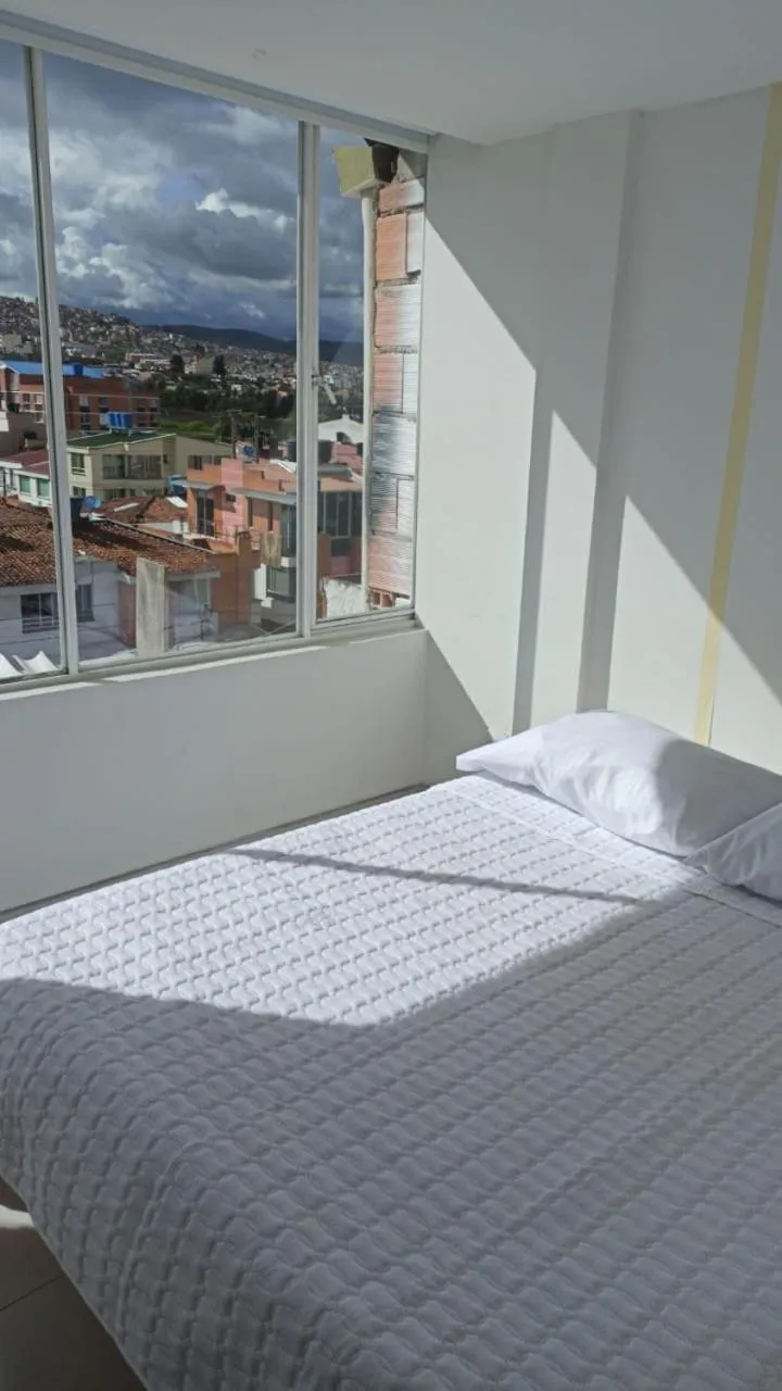 Bed in Hotel Mi Gloria