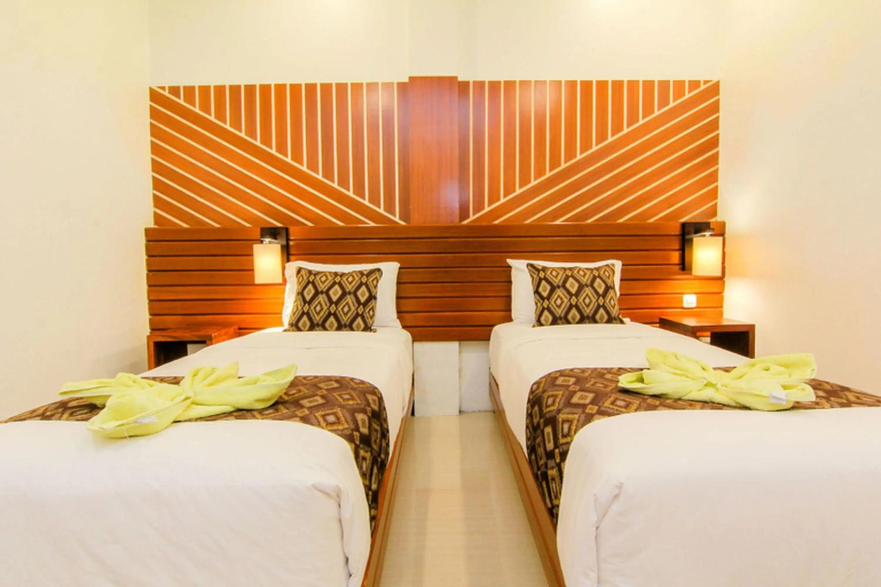 Bed in S5 Guest House Yogyakarta