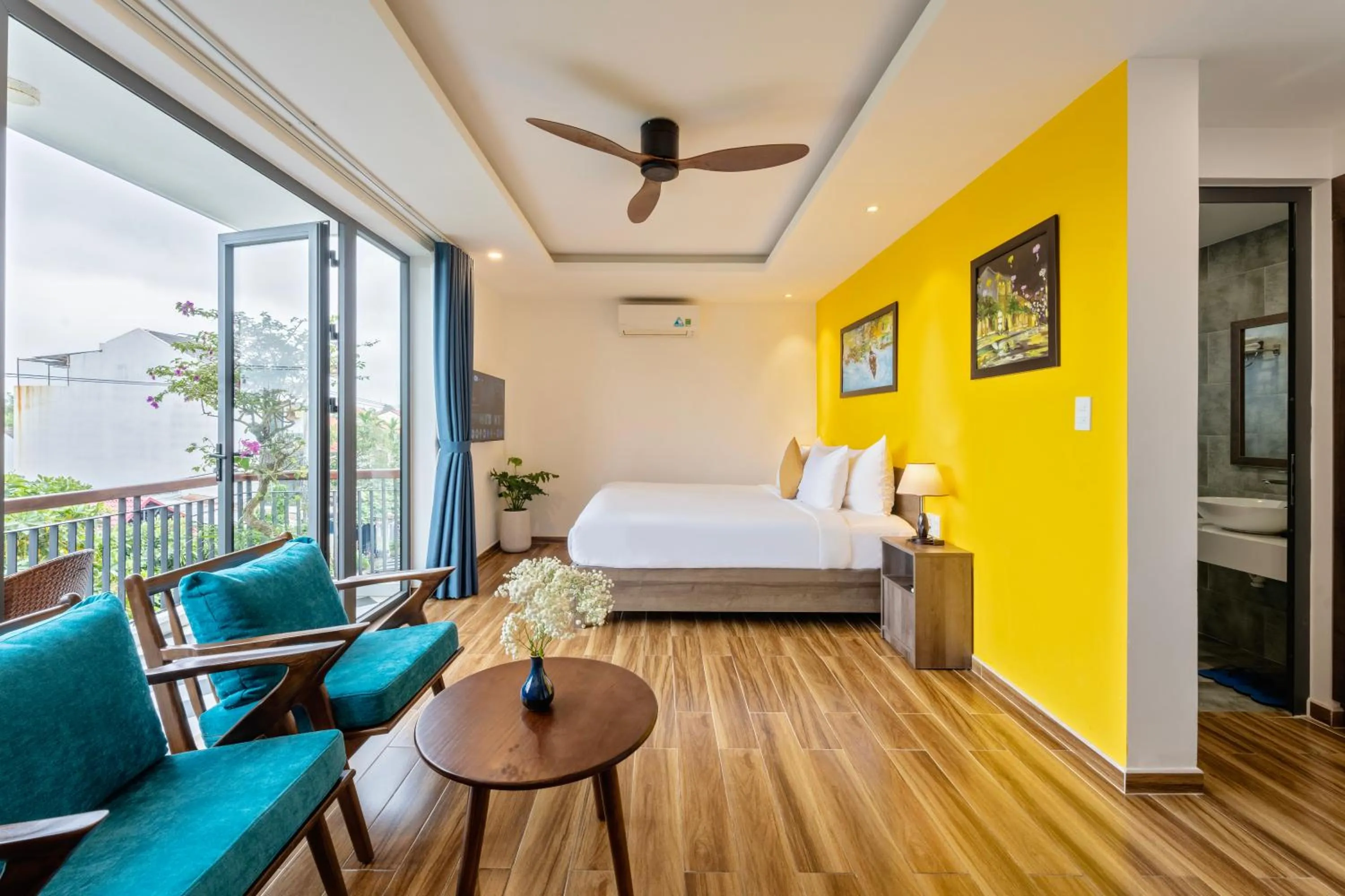 Bed in The Nam An Villa Hoi An