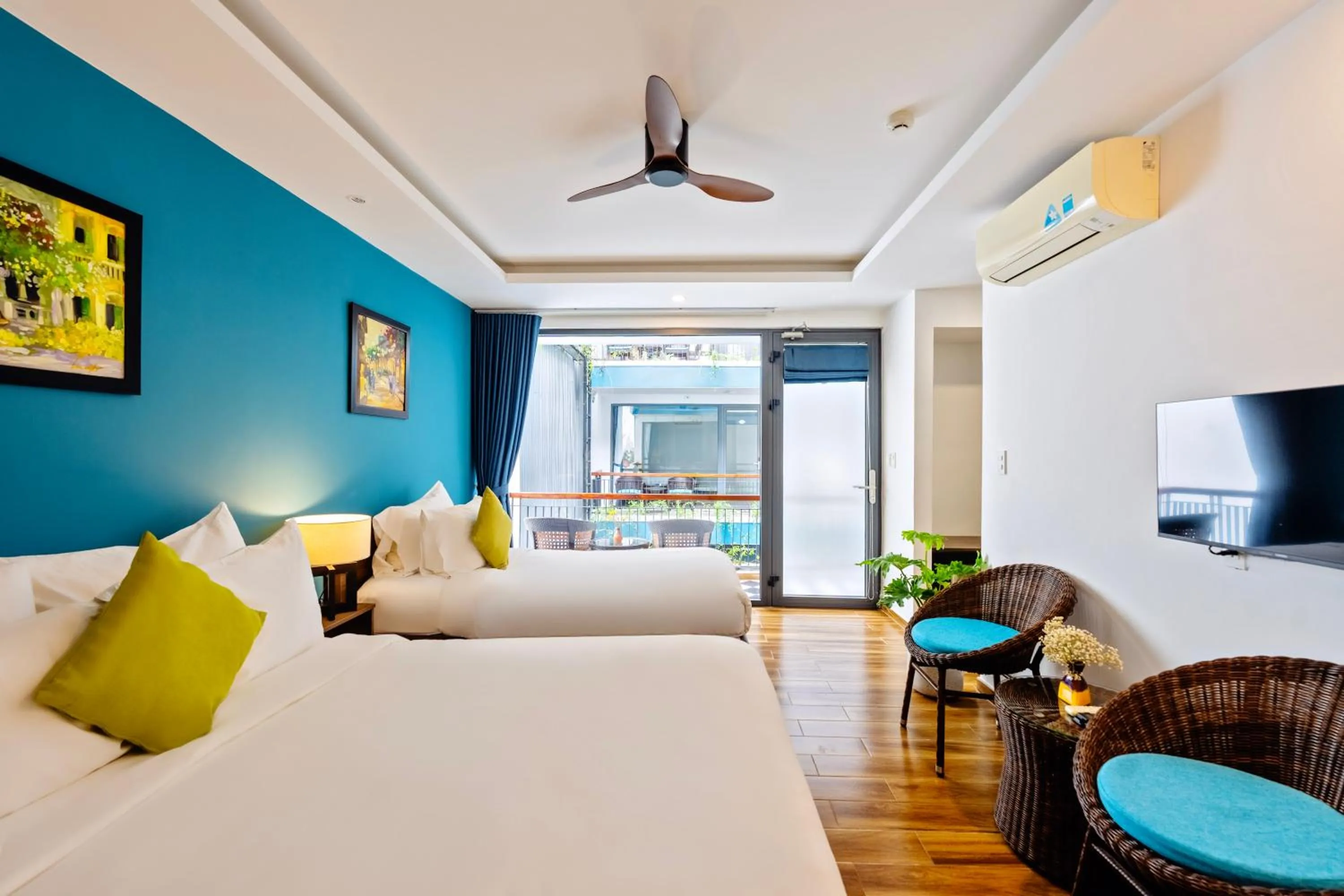 Bed in The Nam An Villa Hoi An