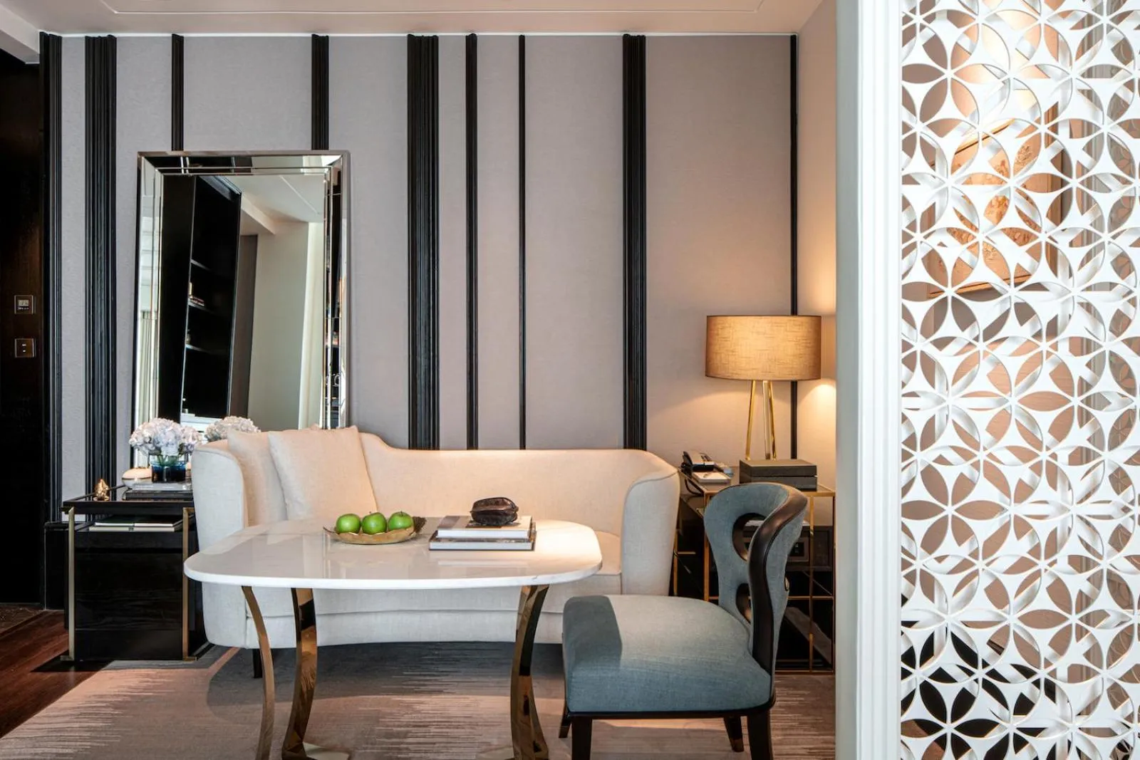 Seating area in Rosewood Bangkok