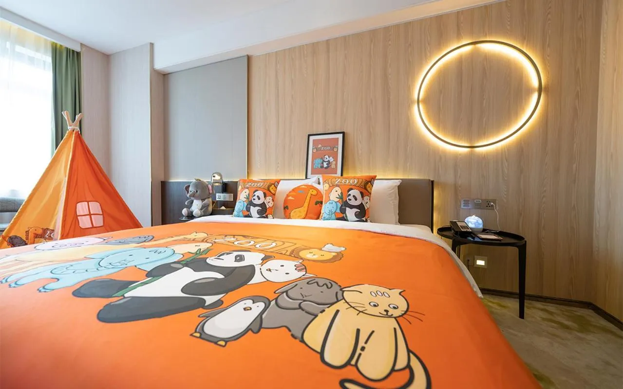 Bed in Anban Hotel Shenzhen