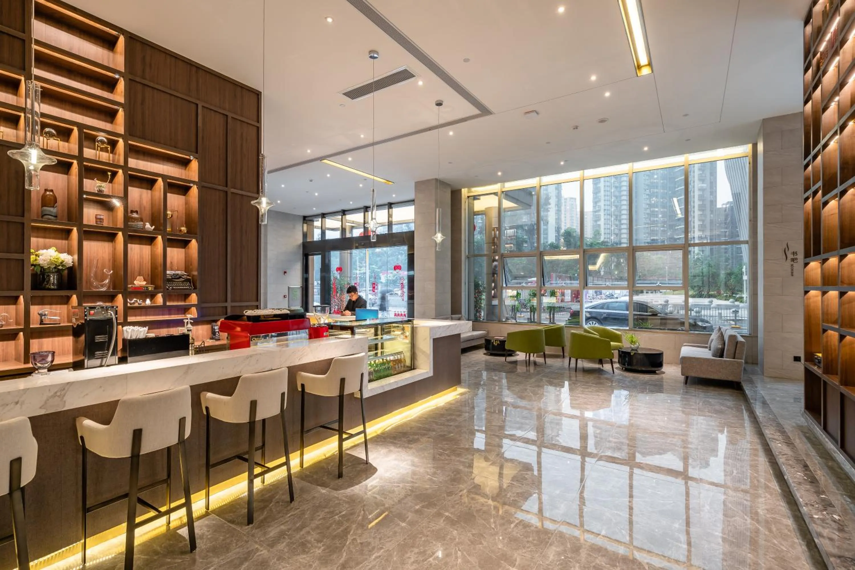 Seating area in Anban Hotel Shenzhen