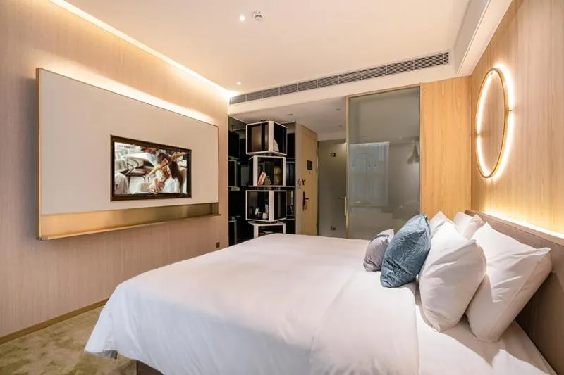 Bed in Anban Hotel Shenzhen
