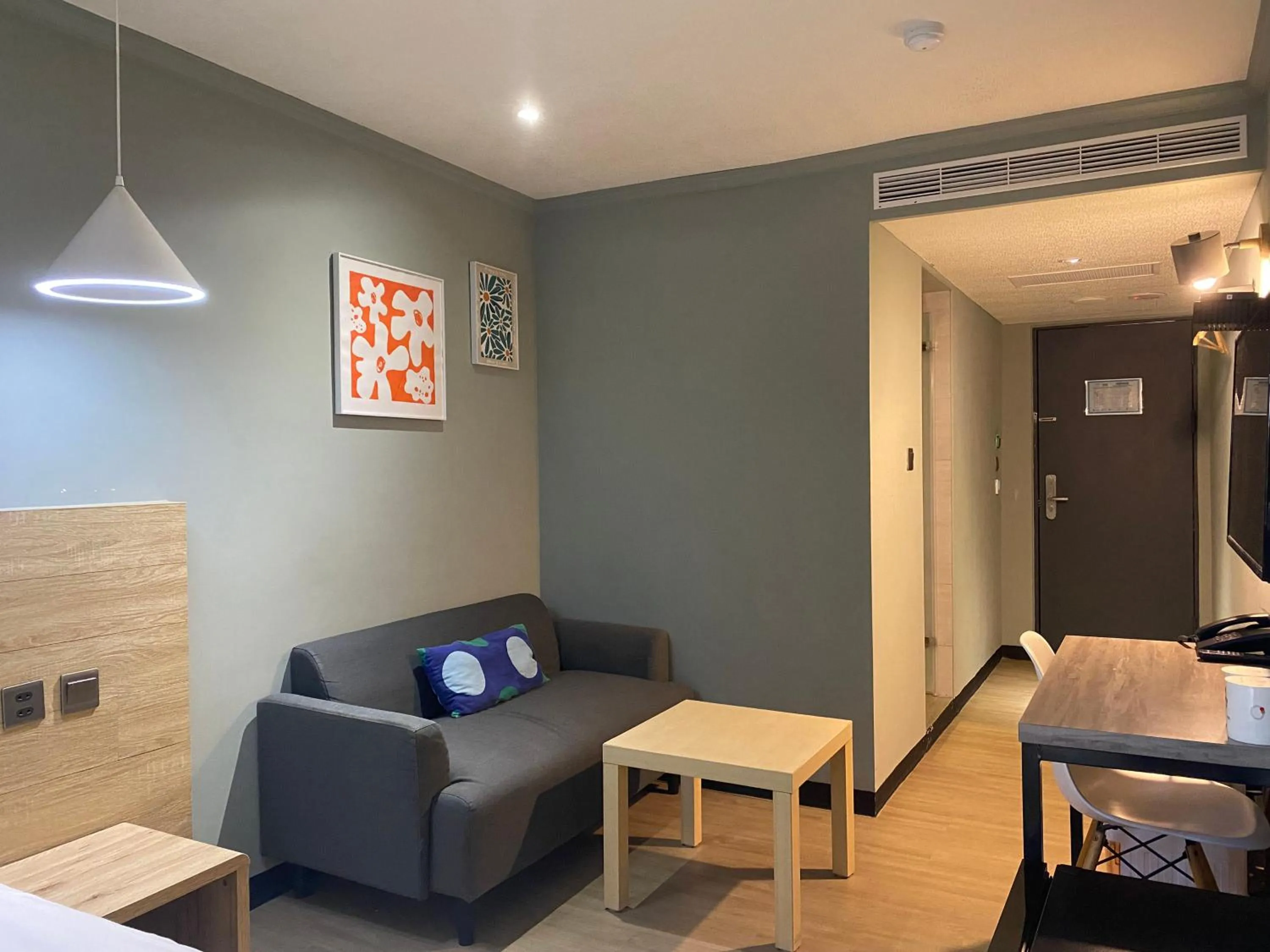 Seating area in Prince Hotel