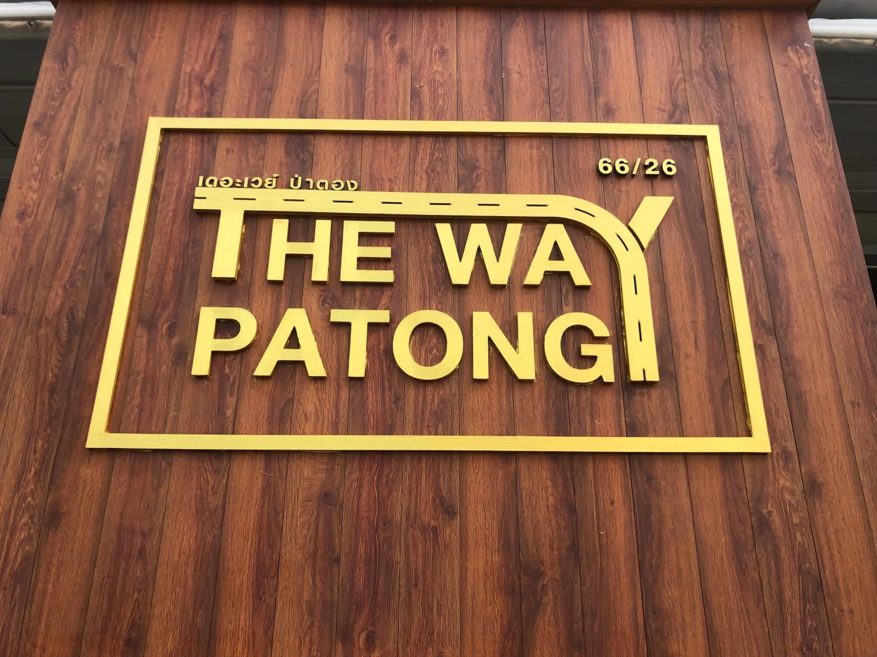 Logo/Certificate/Sign in The Way Patong Hotel
