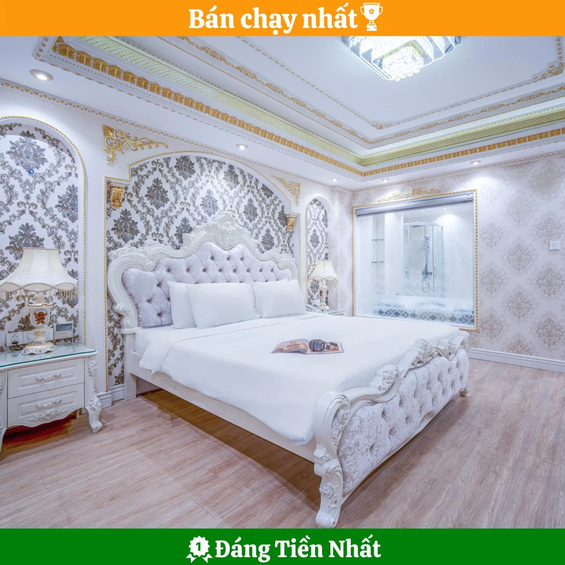 Bedroom, Bed in Royal Beach Hotel by THG