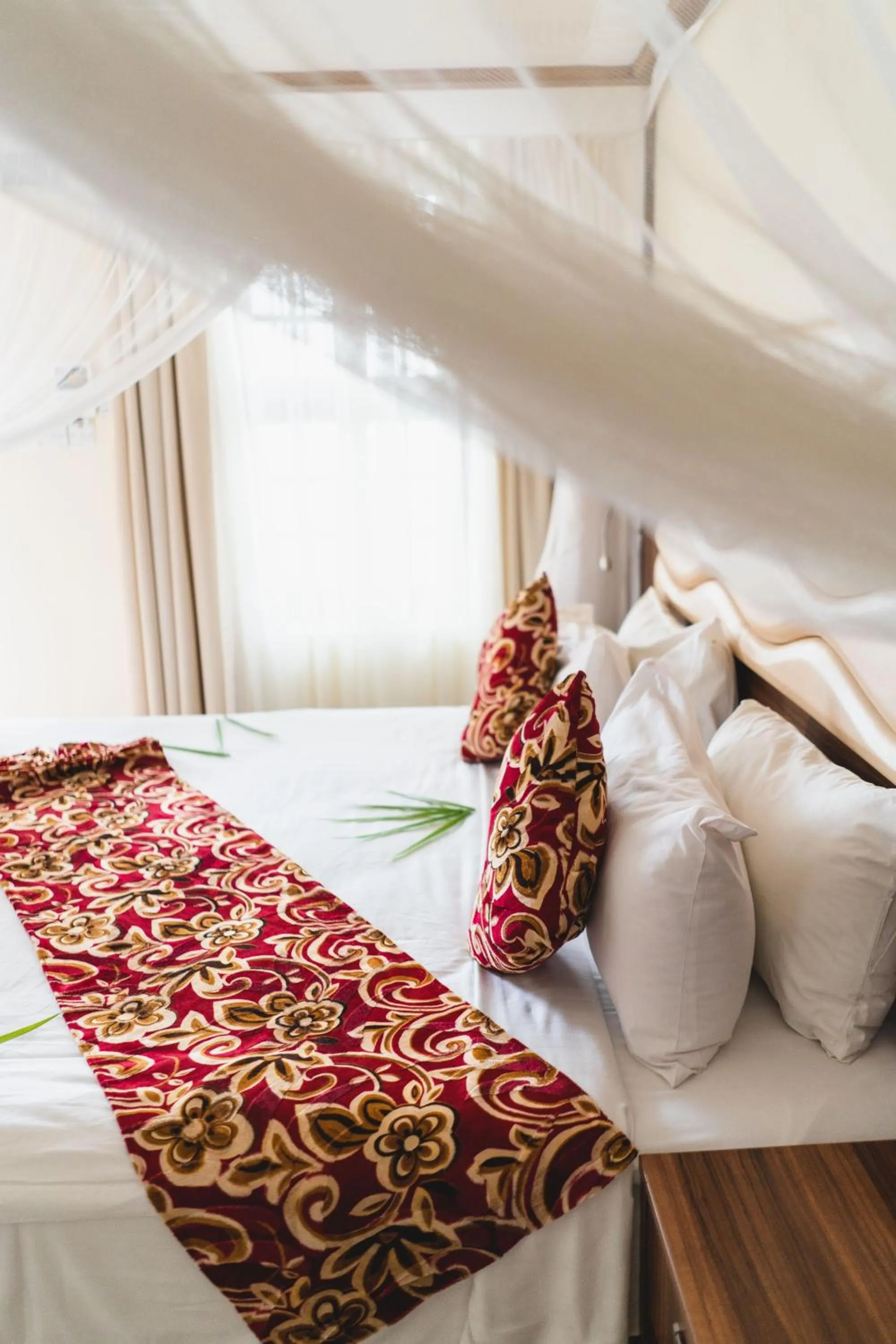 Bed in Antonio Garden Hotel