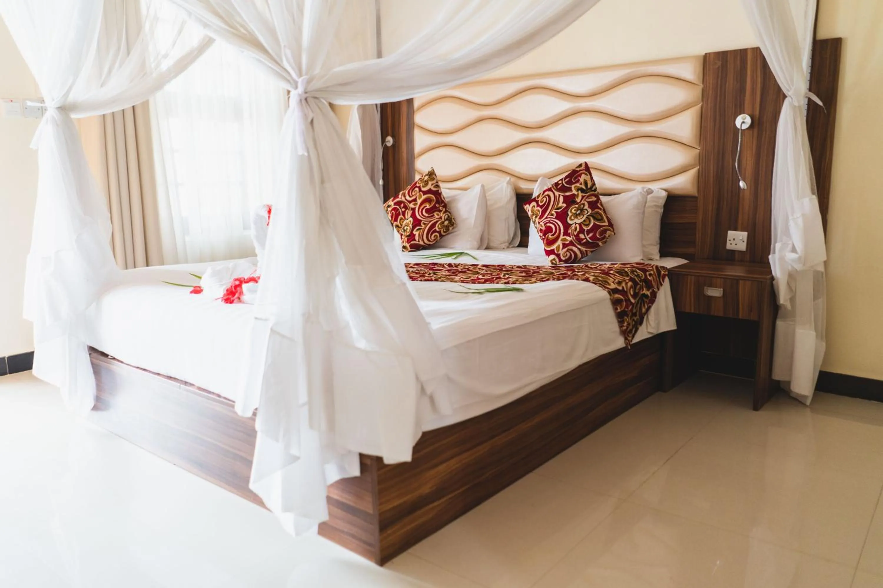 Bedroom, Bed in Antonio Garden Hotel