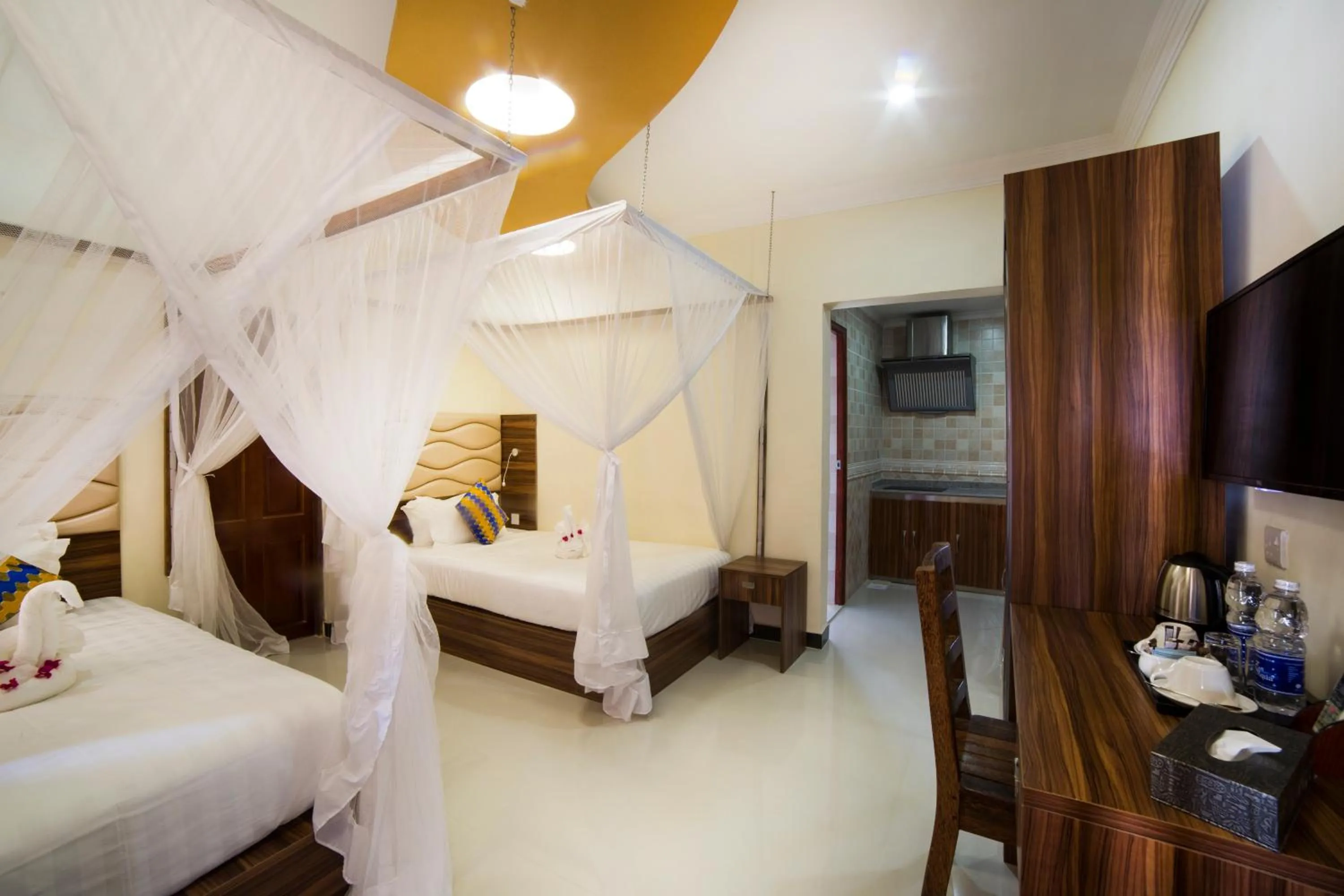 Photo of the whole room, Bed in Antonio Garden Hotel