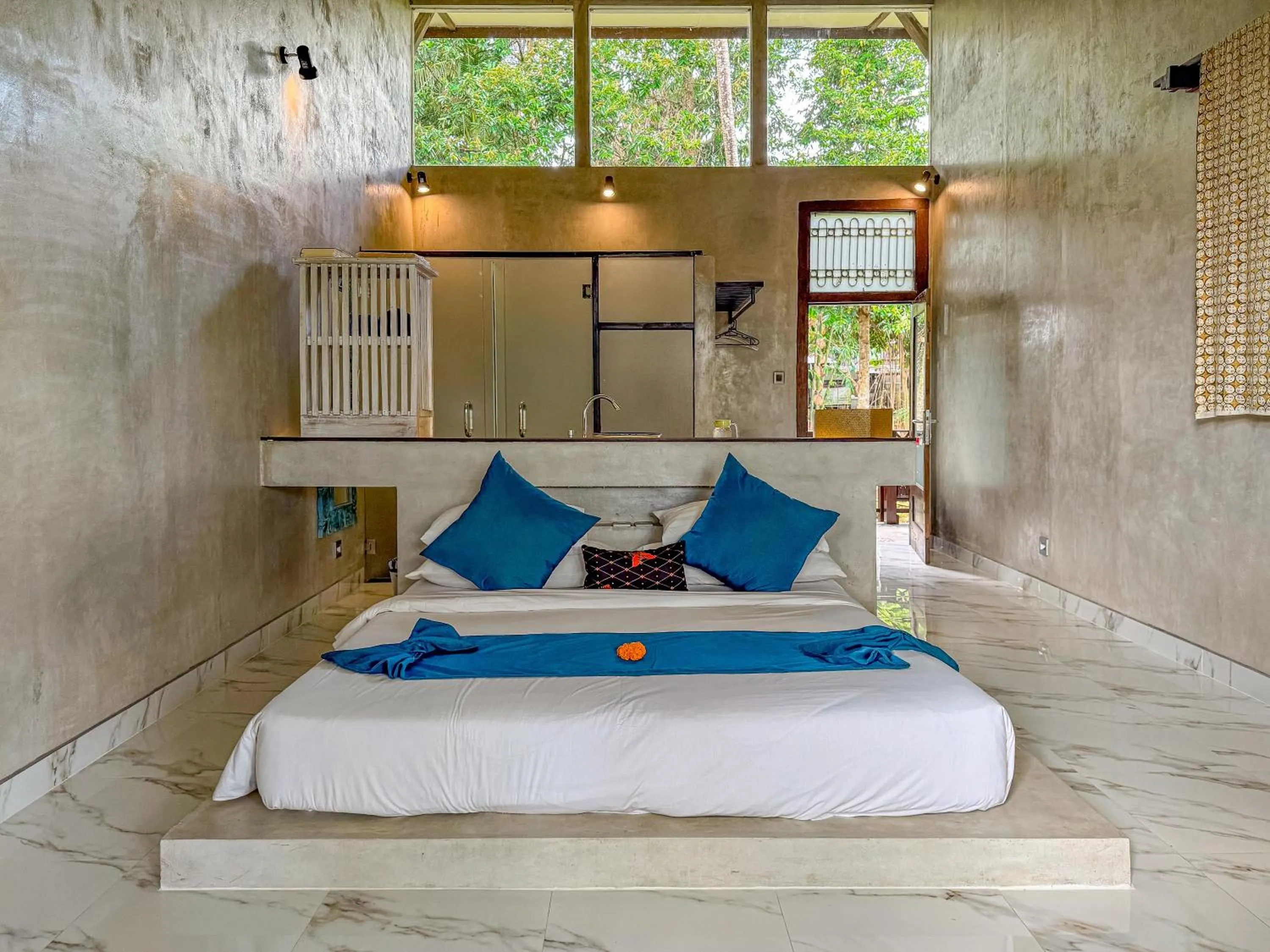 Bed in Gunung An Retreat