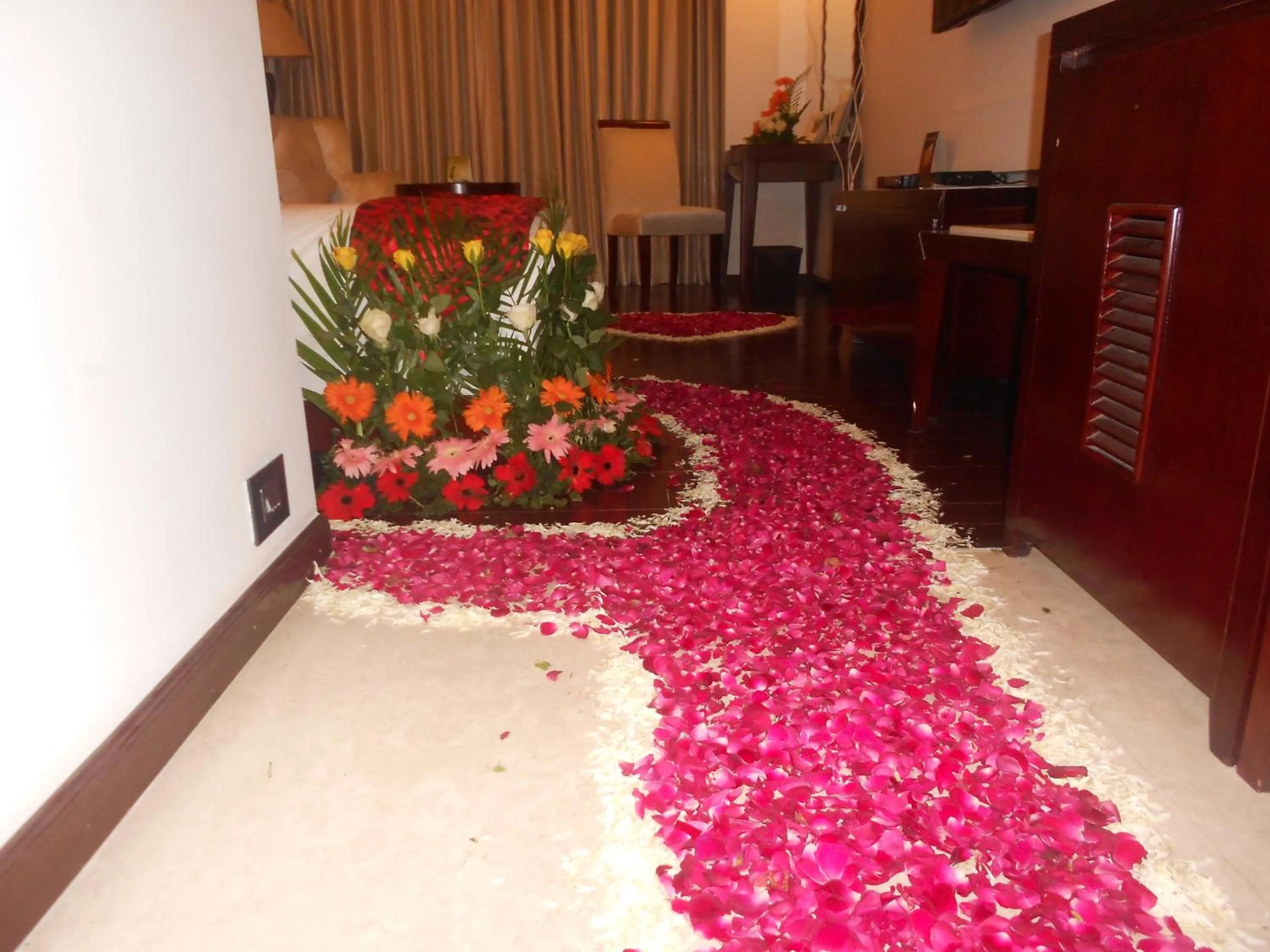 Decorative detail in The Fern Residency Rajkot