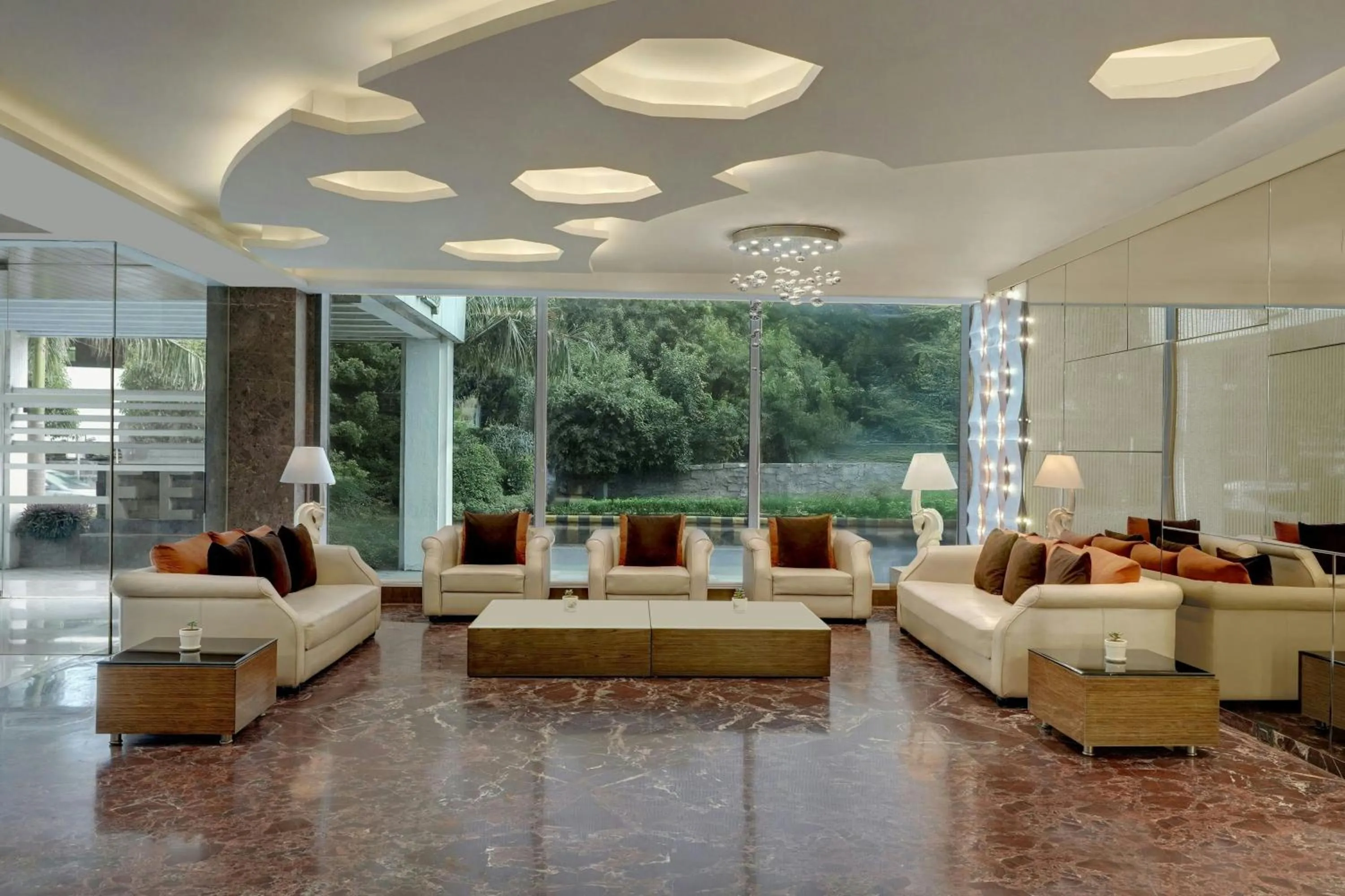 Lobby or reception in The Fern Residency Rajkot, Series by Marriott