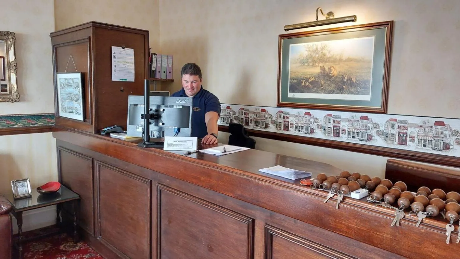 Staff in White Heather Hotel