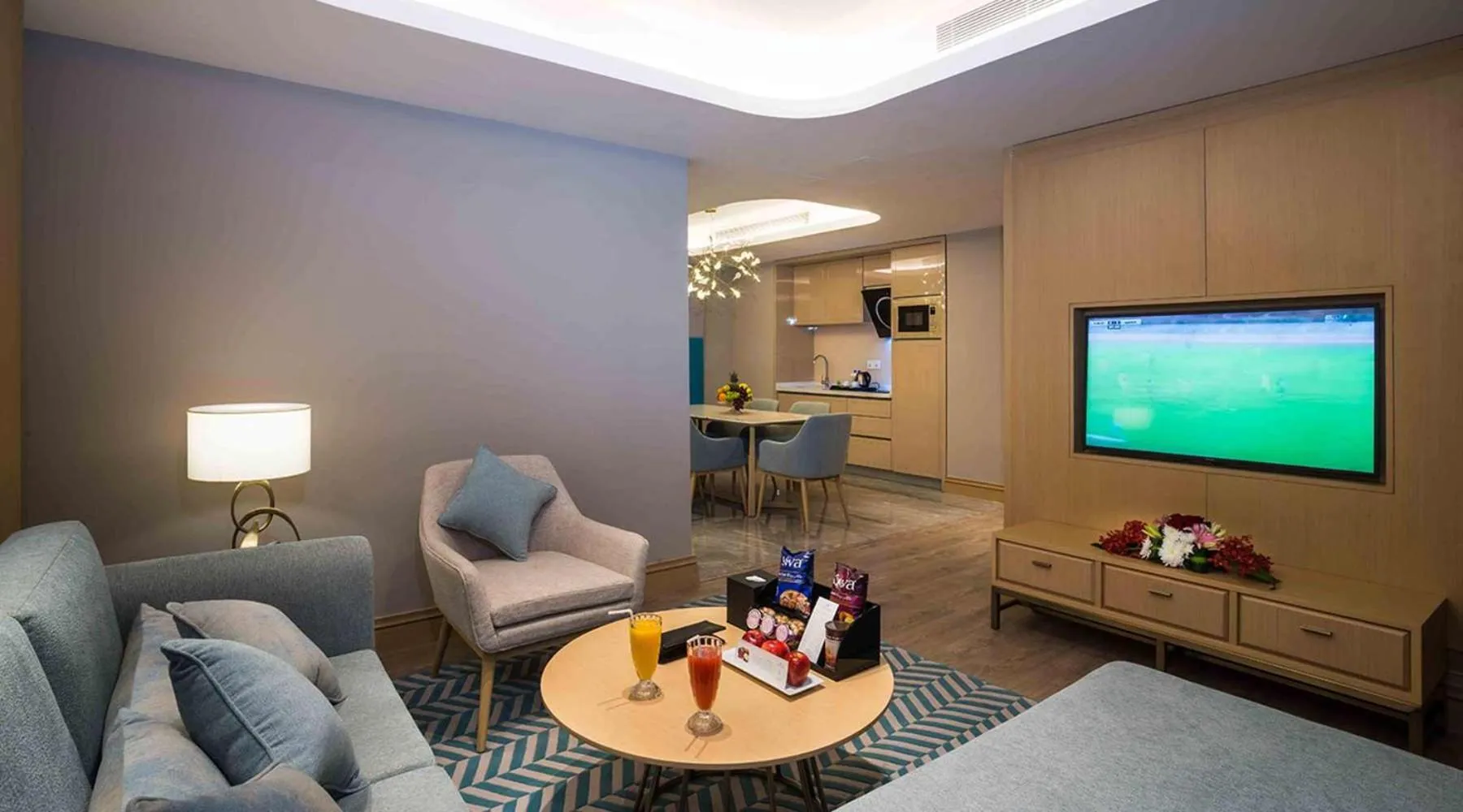 Communal lounge/ TV room in Boudl Al Olaya