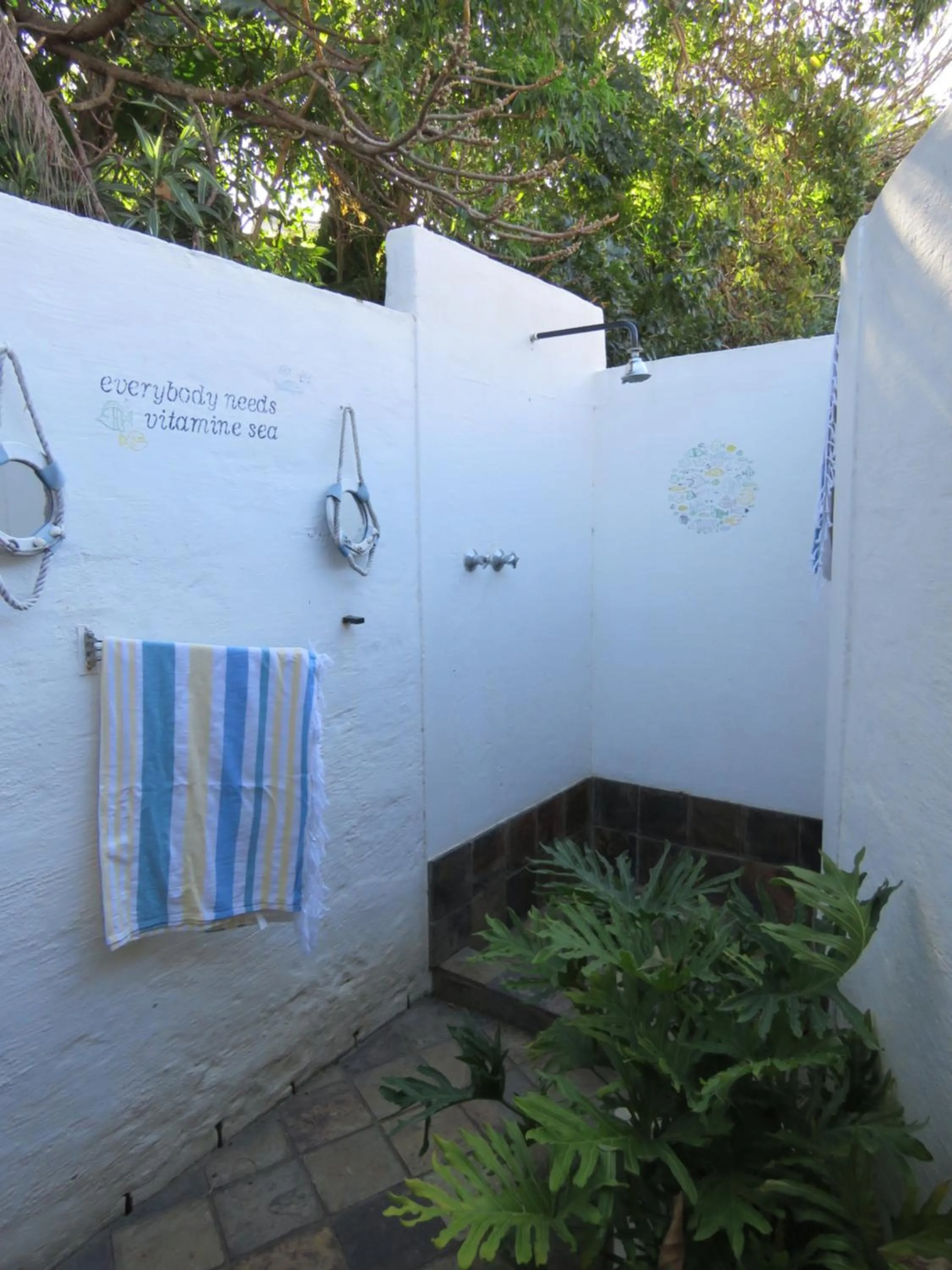 Shower in Bare Feet Retreat B&B