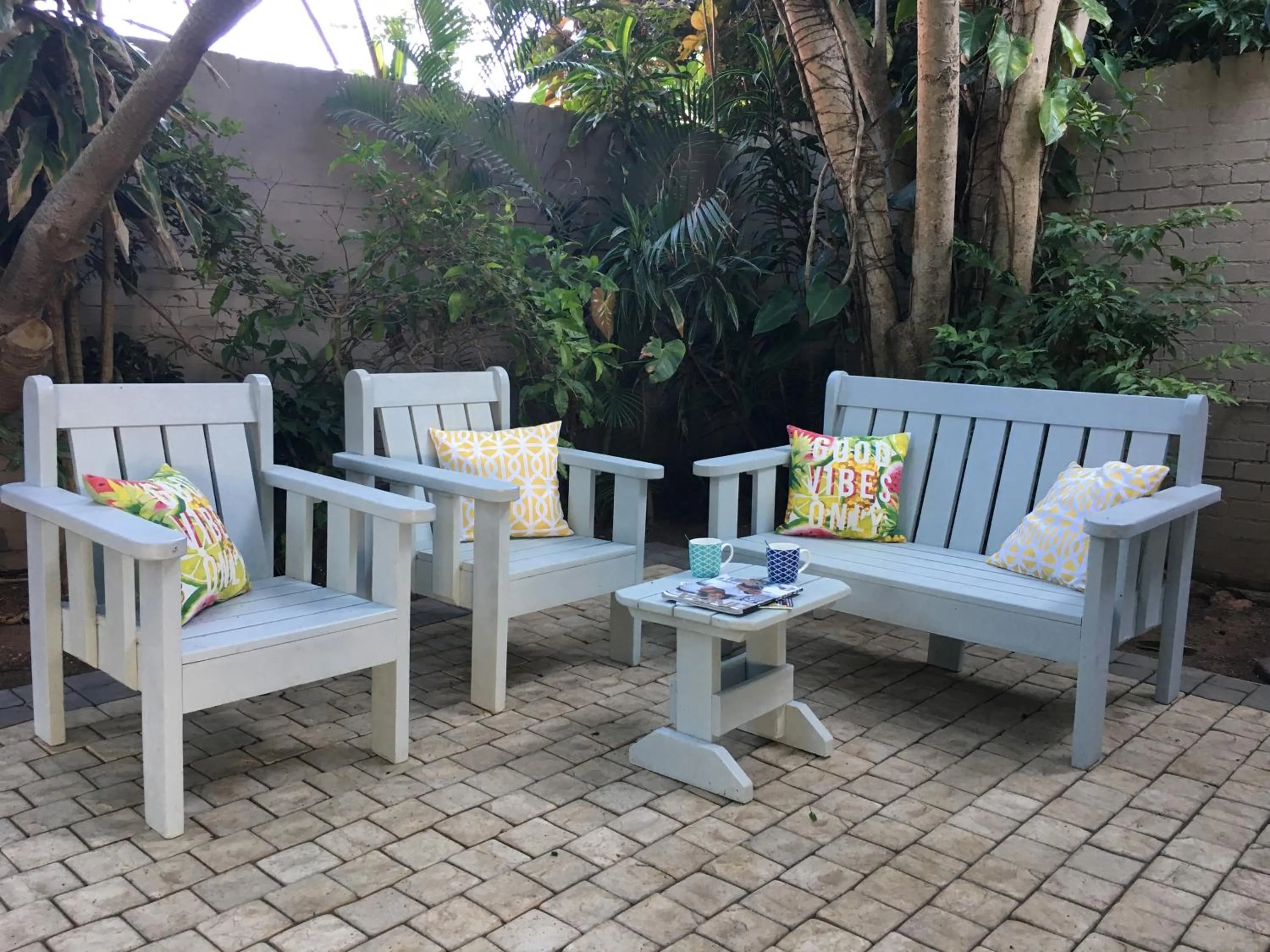 Patio in Bare Feet Retreat B&B