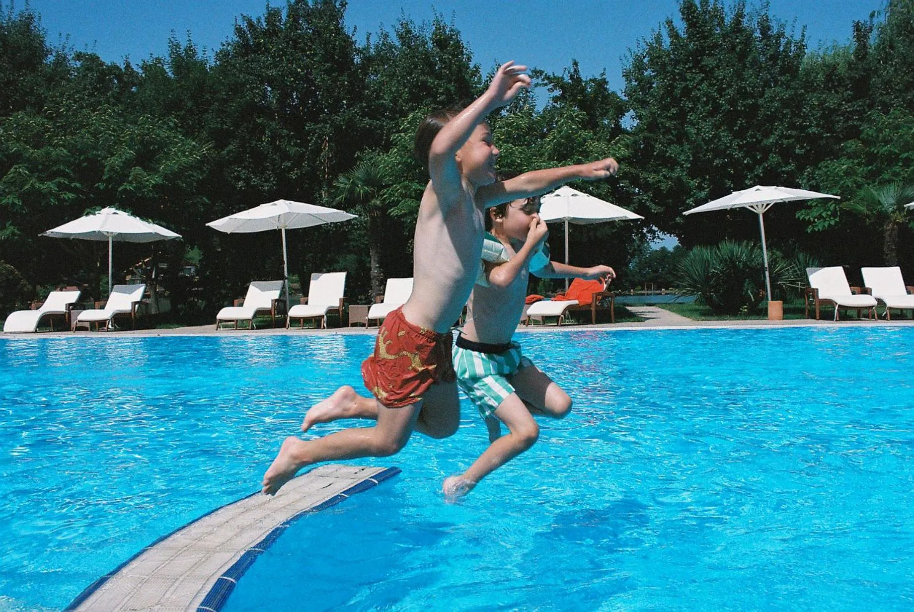 Swimming pool in Lopota Lake Resort & Spa