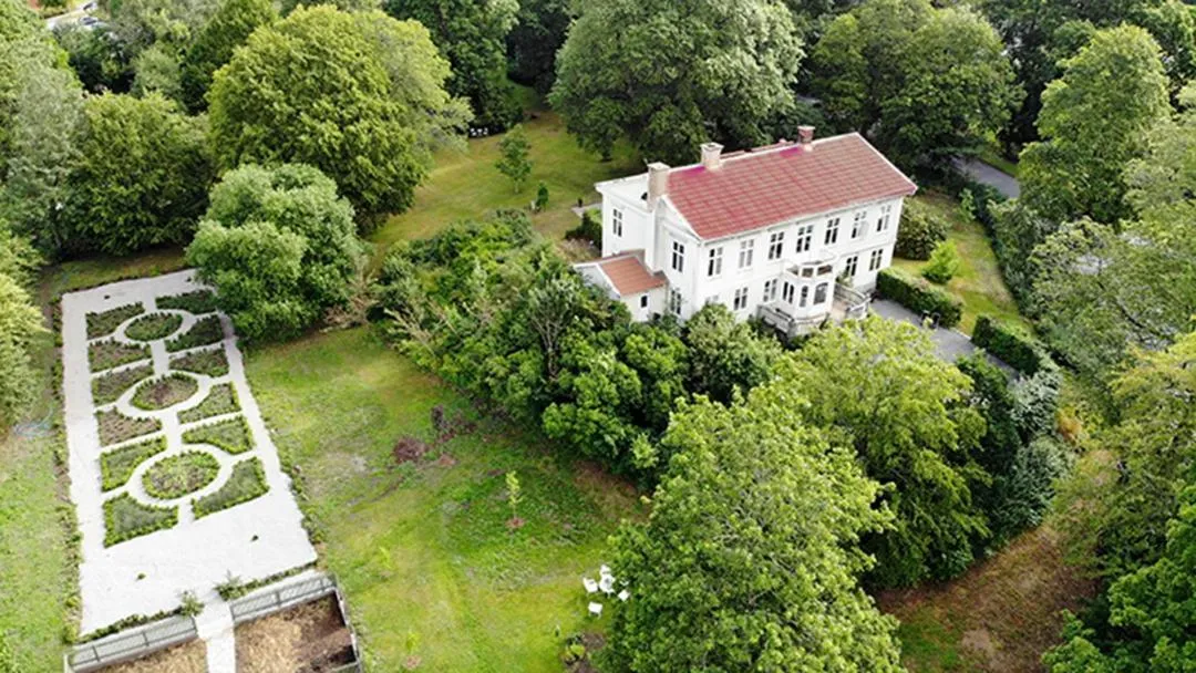 Bird's eye view in Hoby Gård B&B