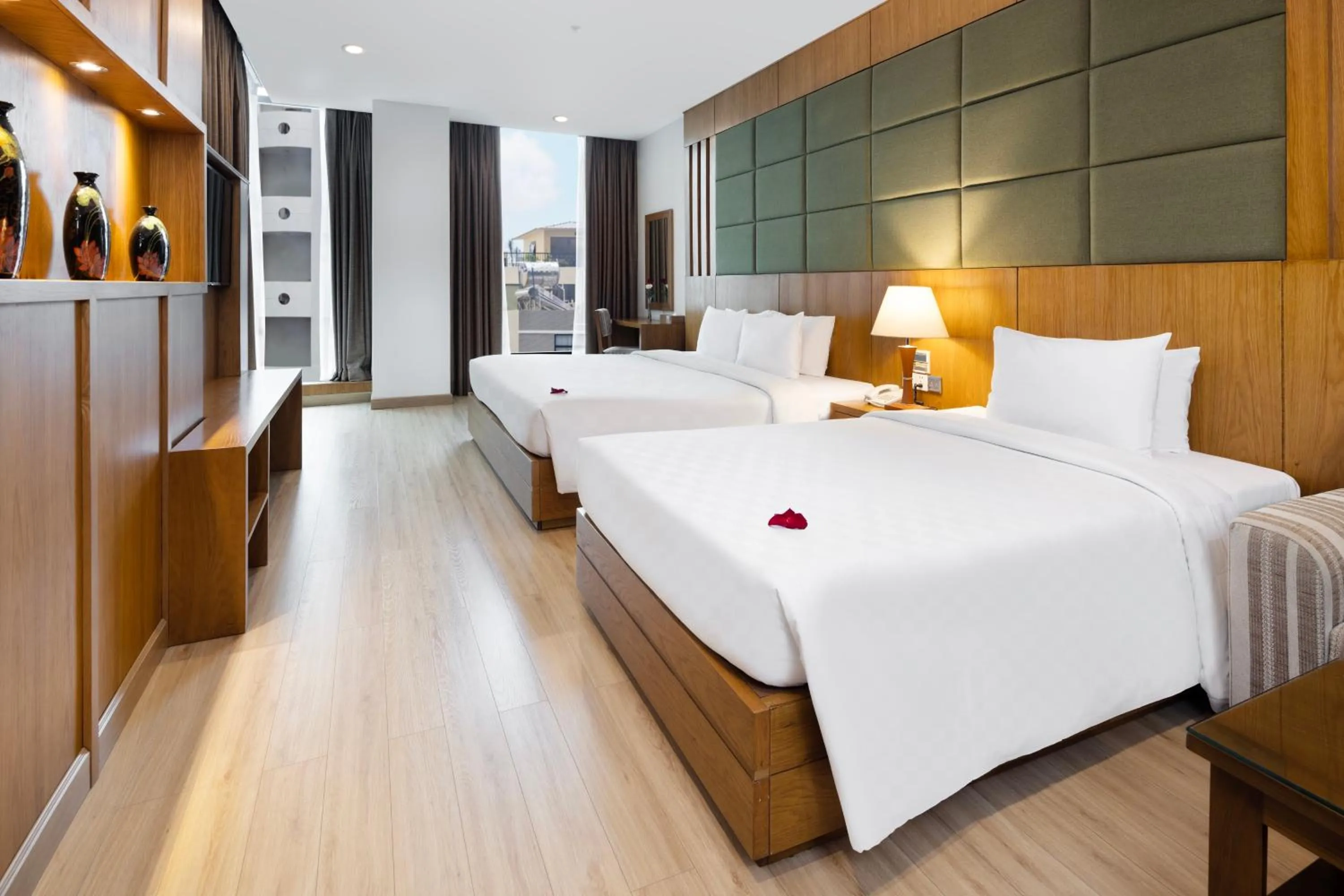 Bedroom, Bed in Eden Star Saigon Hotel