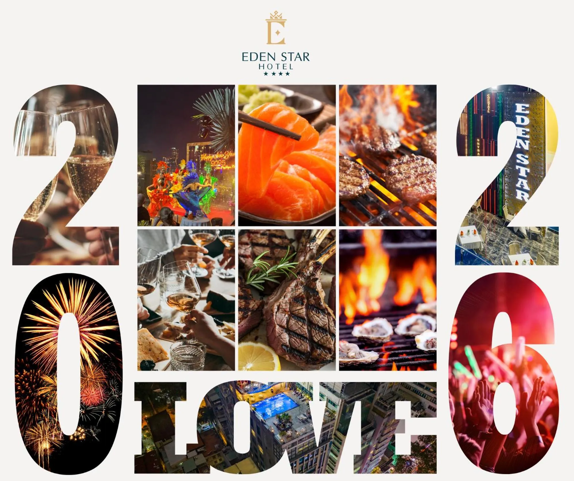 Restaurant/places to eat in Eden Star Saigon Hotel