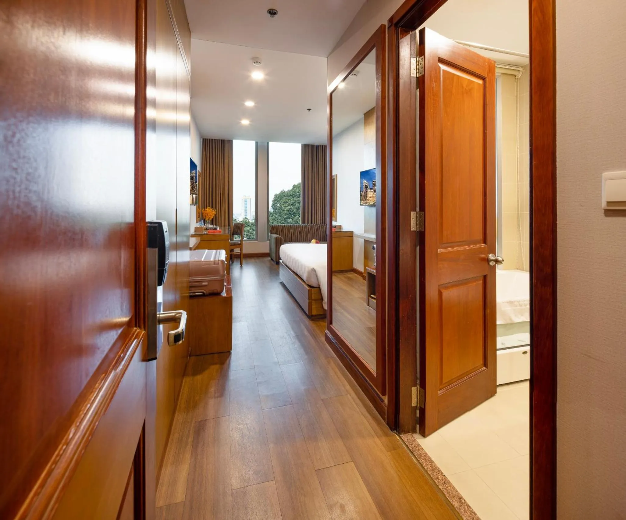 Bedroom, Bed in Eden Star Saigon Hotel