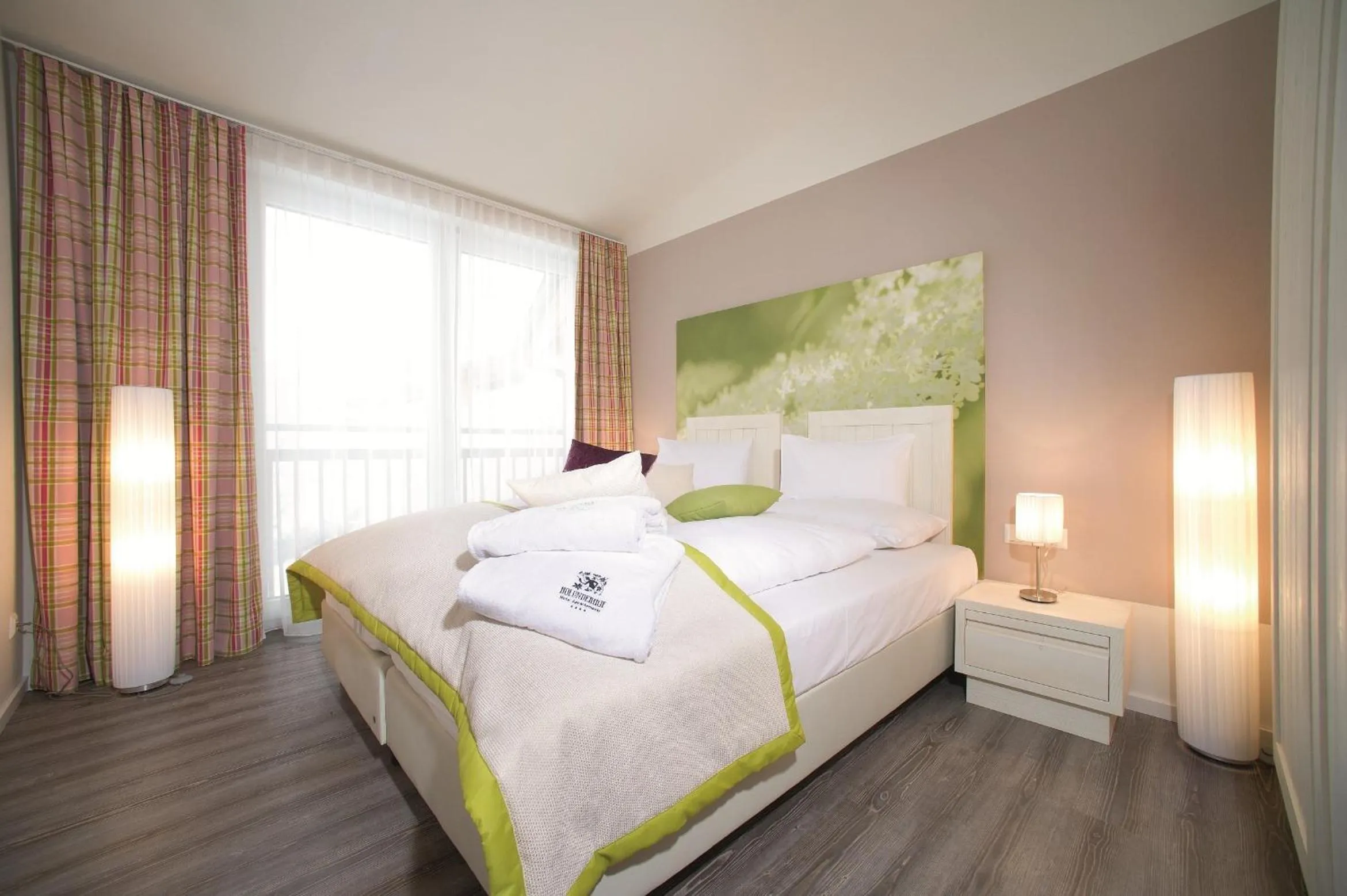 Bed in Hotel Holunderhof