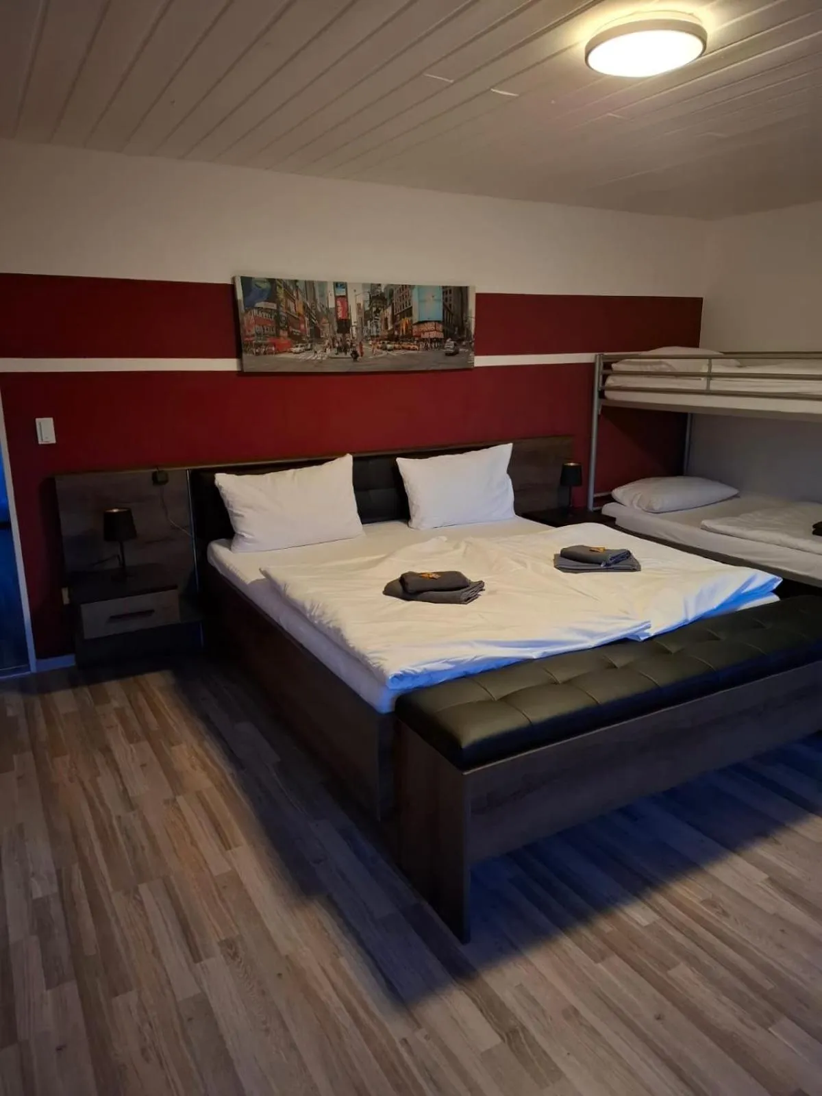 Bed in Hotel Garni Krone