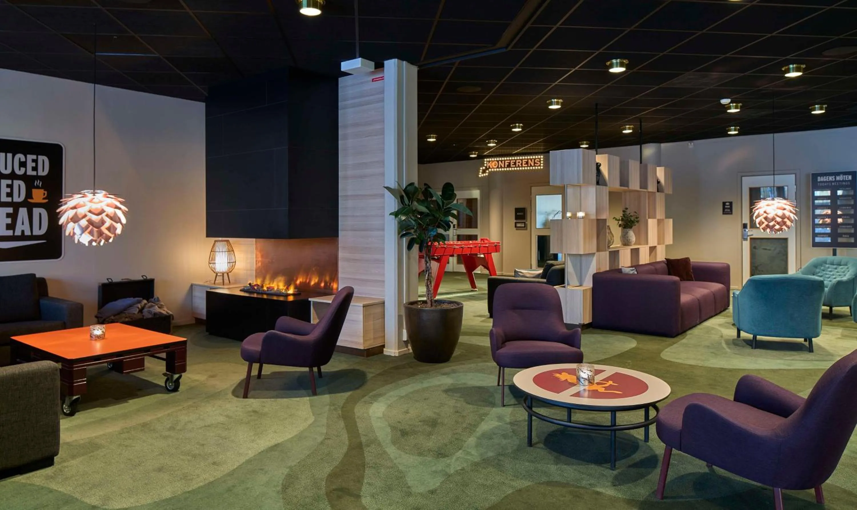 Lobby or reception in Scandic Bollnäs