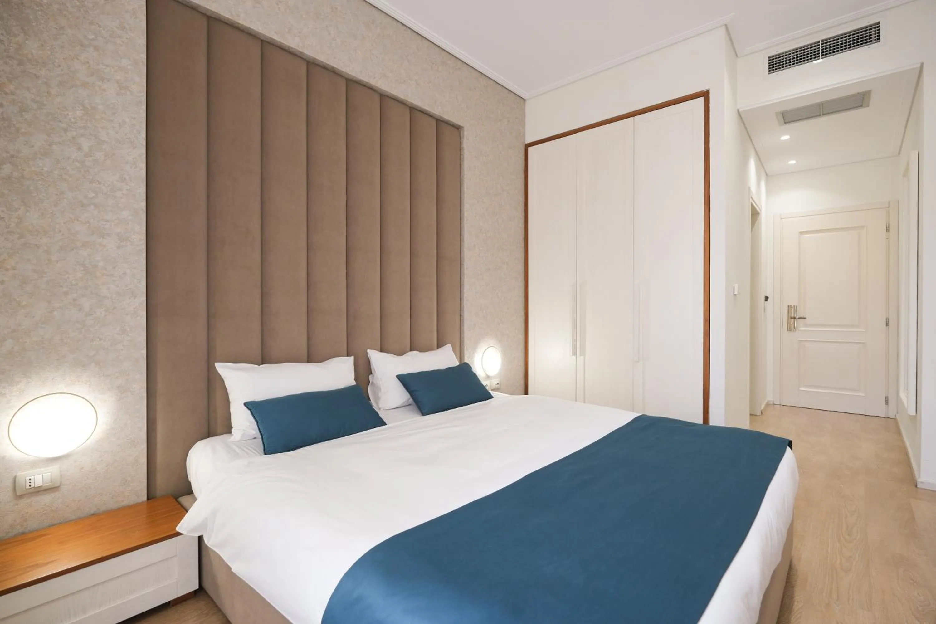 Bedroom, Bed in Golden City Hotel , Tirana