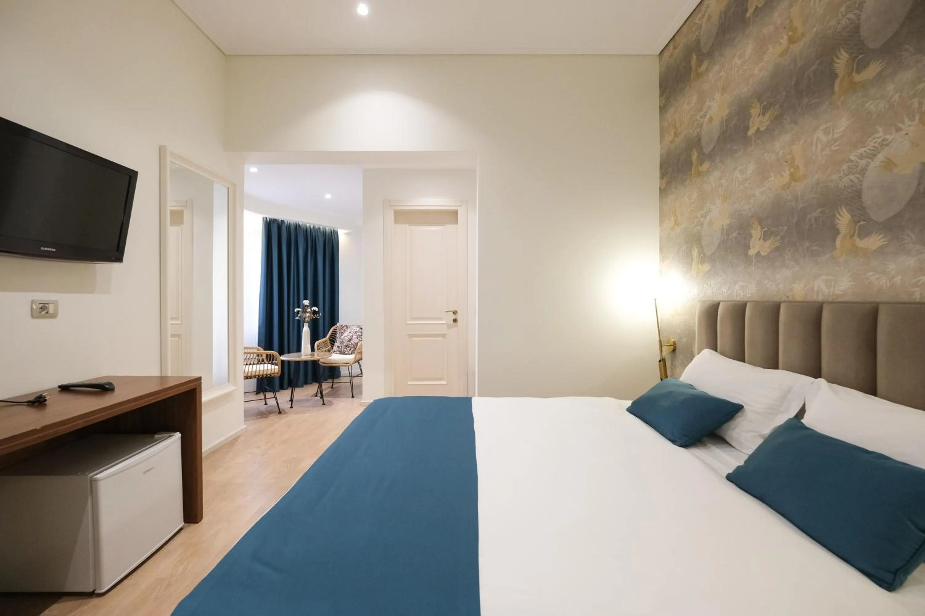 Bedroom, Bed in Golden City Hotel , Tirana