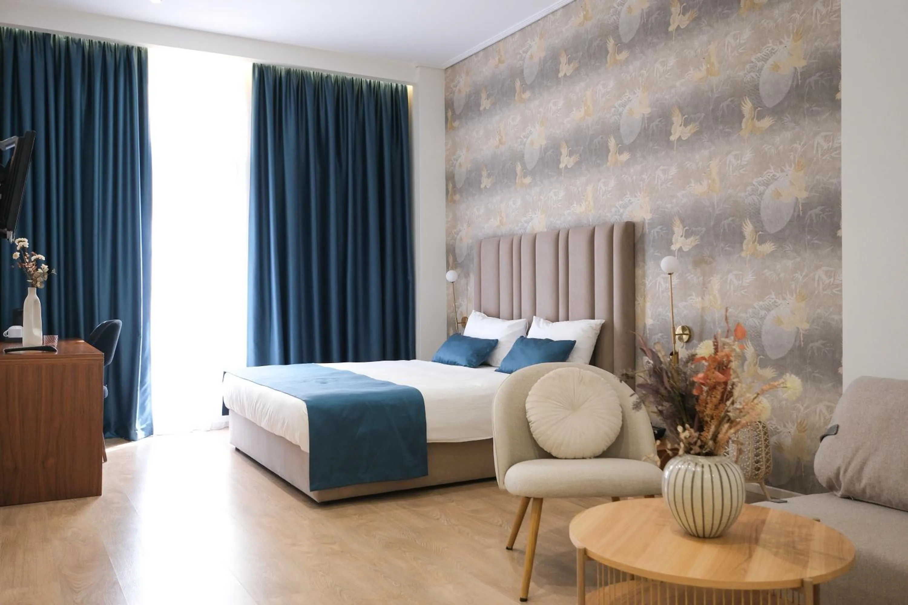 Bedroom, Bed in Golden City Hotel , Tirana