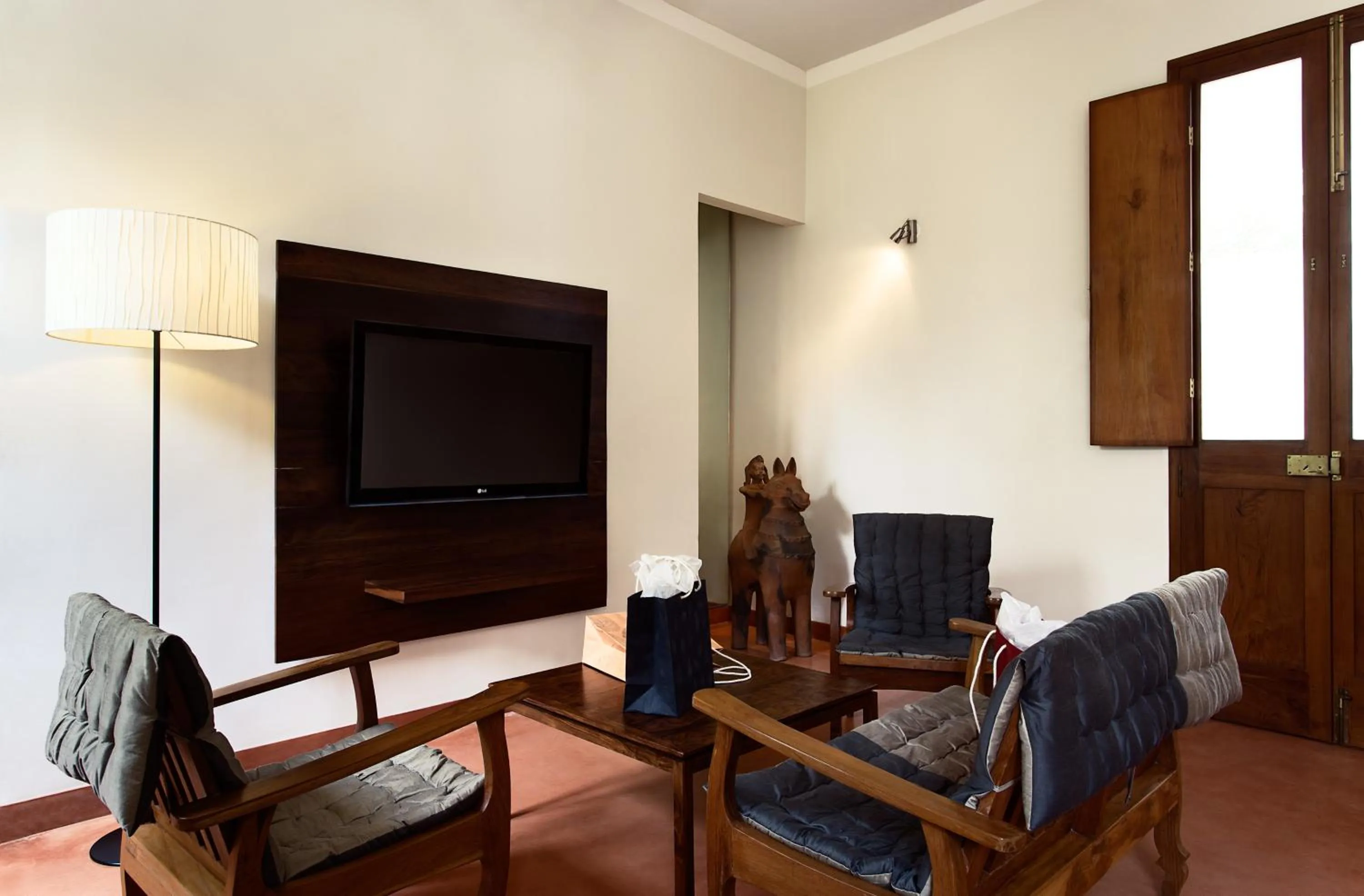 Seating area in Villa Shanti - Heritage Hotel for Foodies