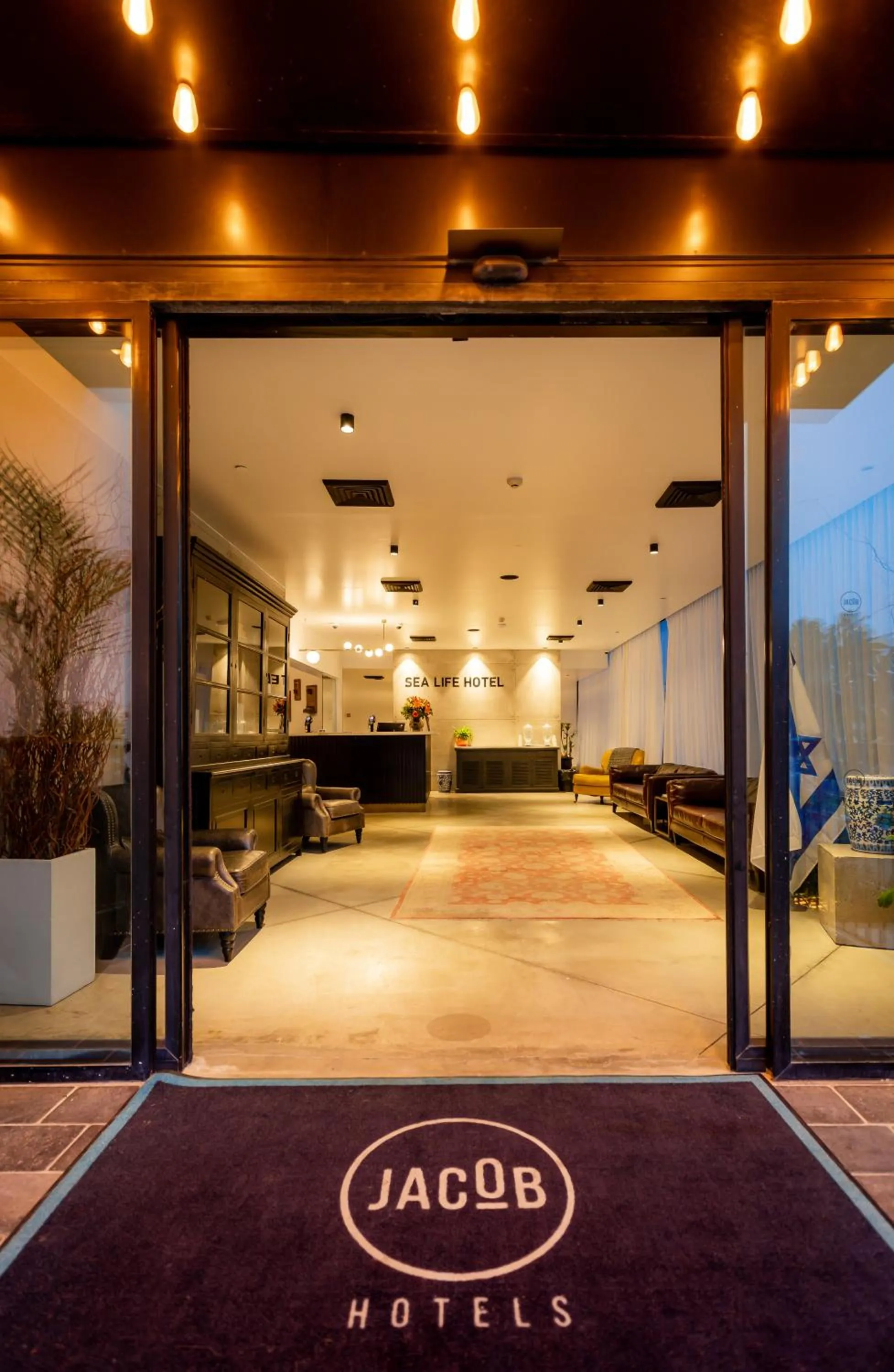 Lobby or reception in Jacob Sea Life Nahariya