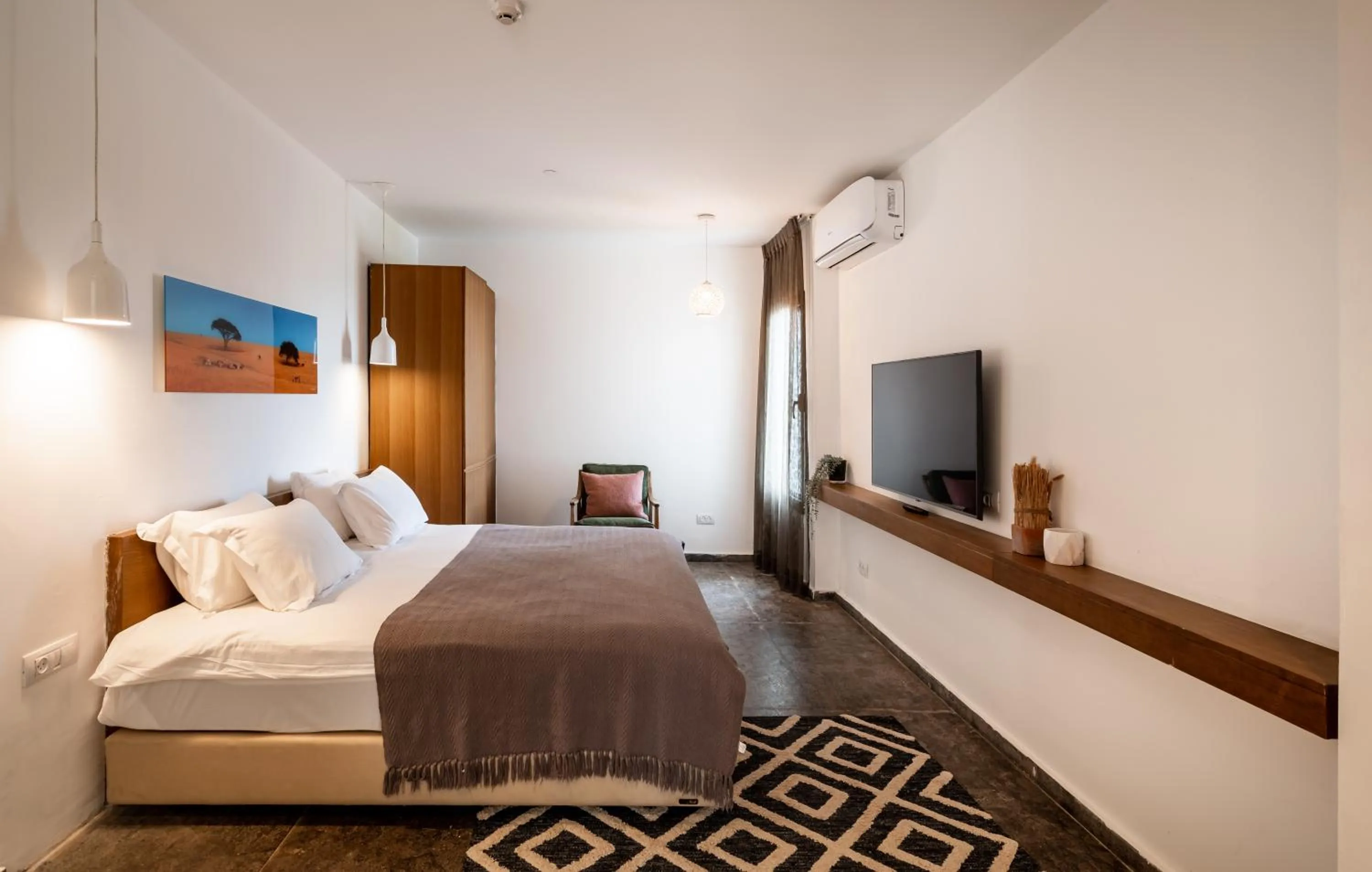 Bedroom, Bed in Jacob Sea Life Nahariya