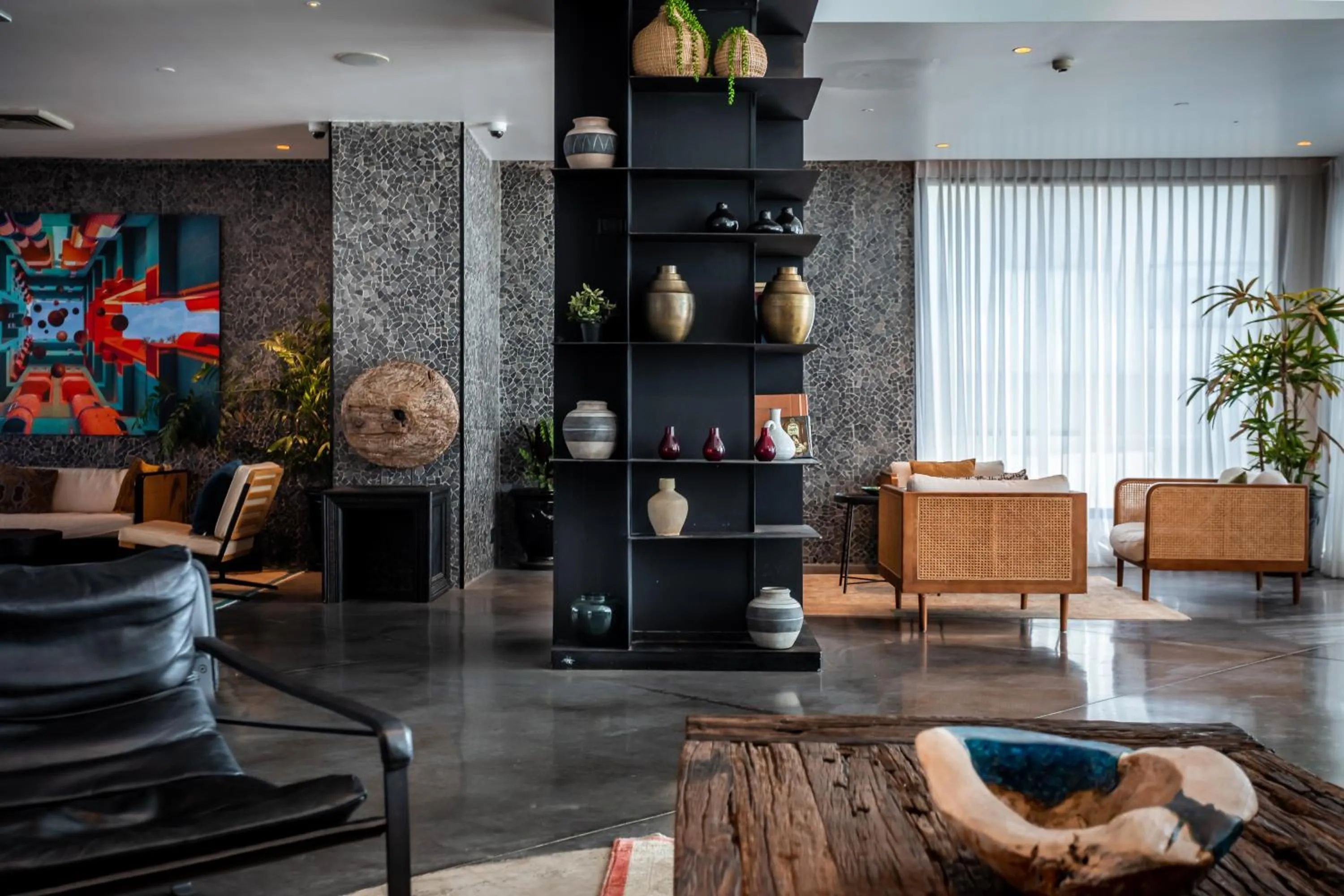 Lobby or reception in Jacob Sea Life Nahariya