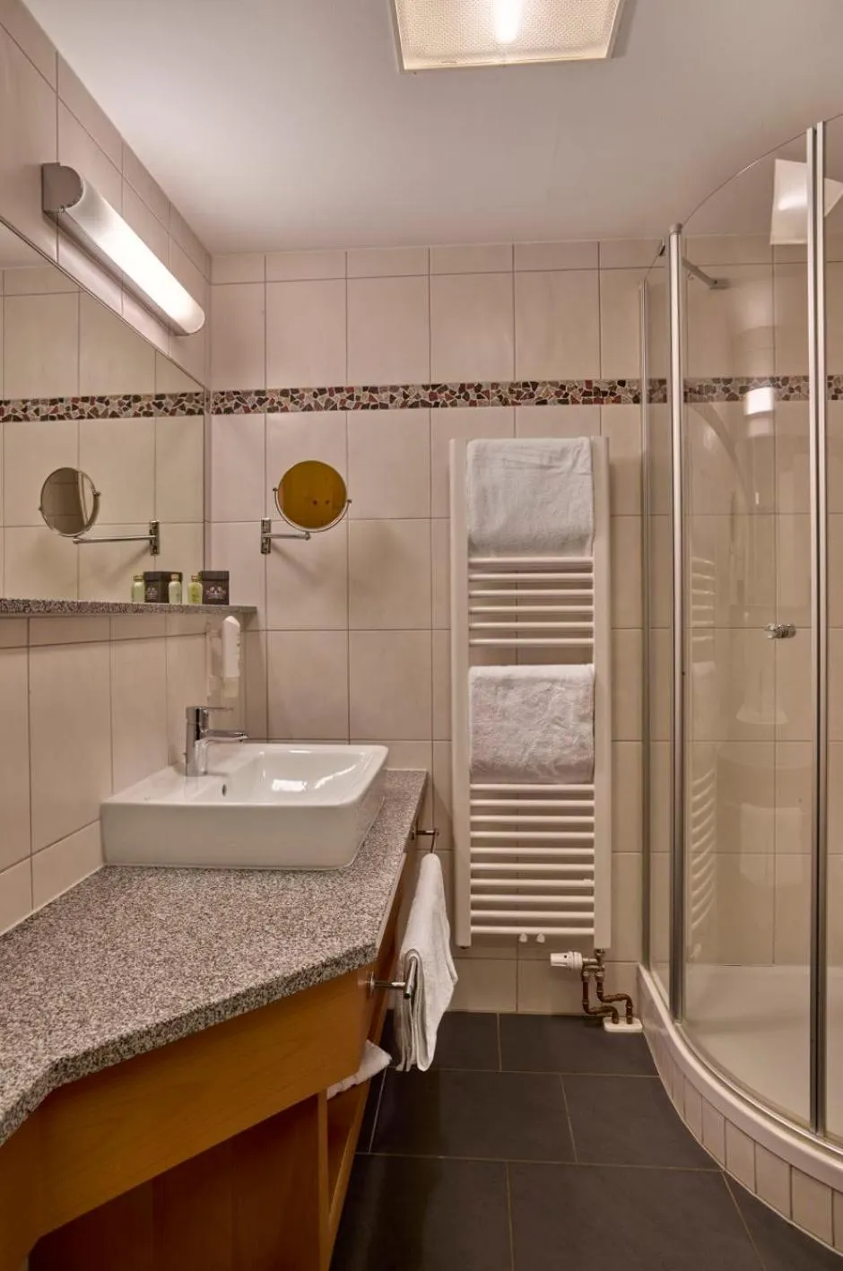 Shower in Wander- und Aktivhotel Adam Bräu
