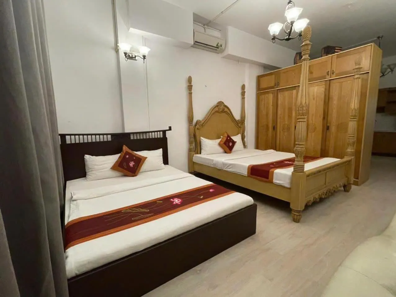 Bed in Indochine Ben Thanh Hotel & Apartments