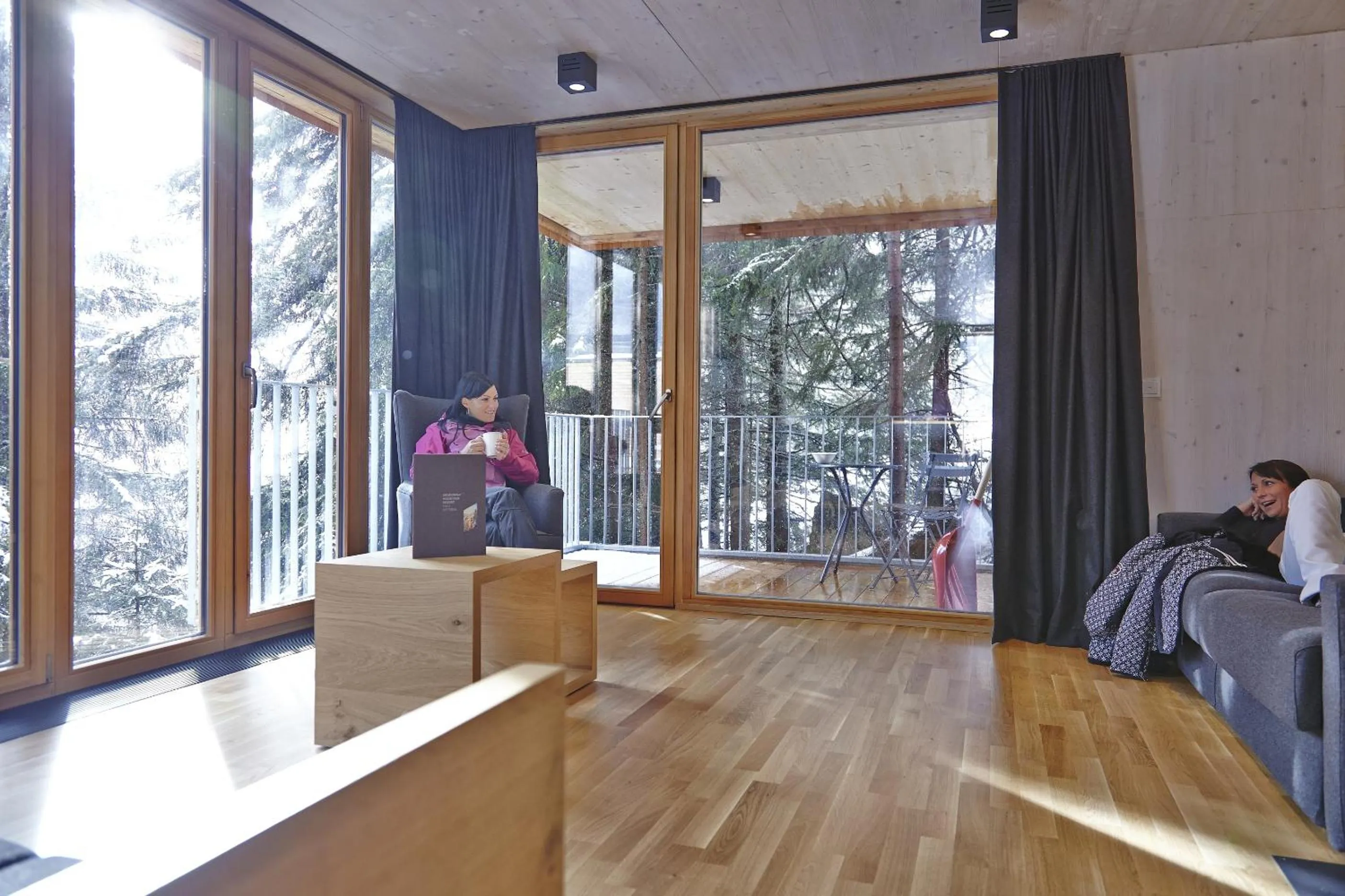 Living room in Gradonna Mountain Resort Chalets & Hotel