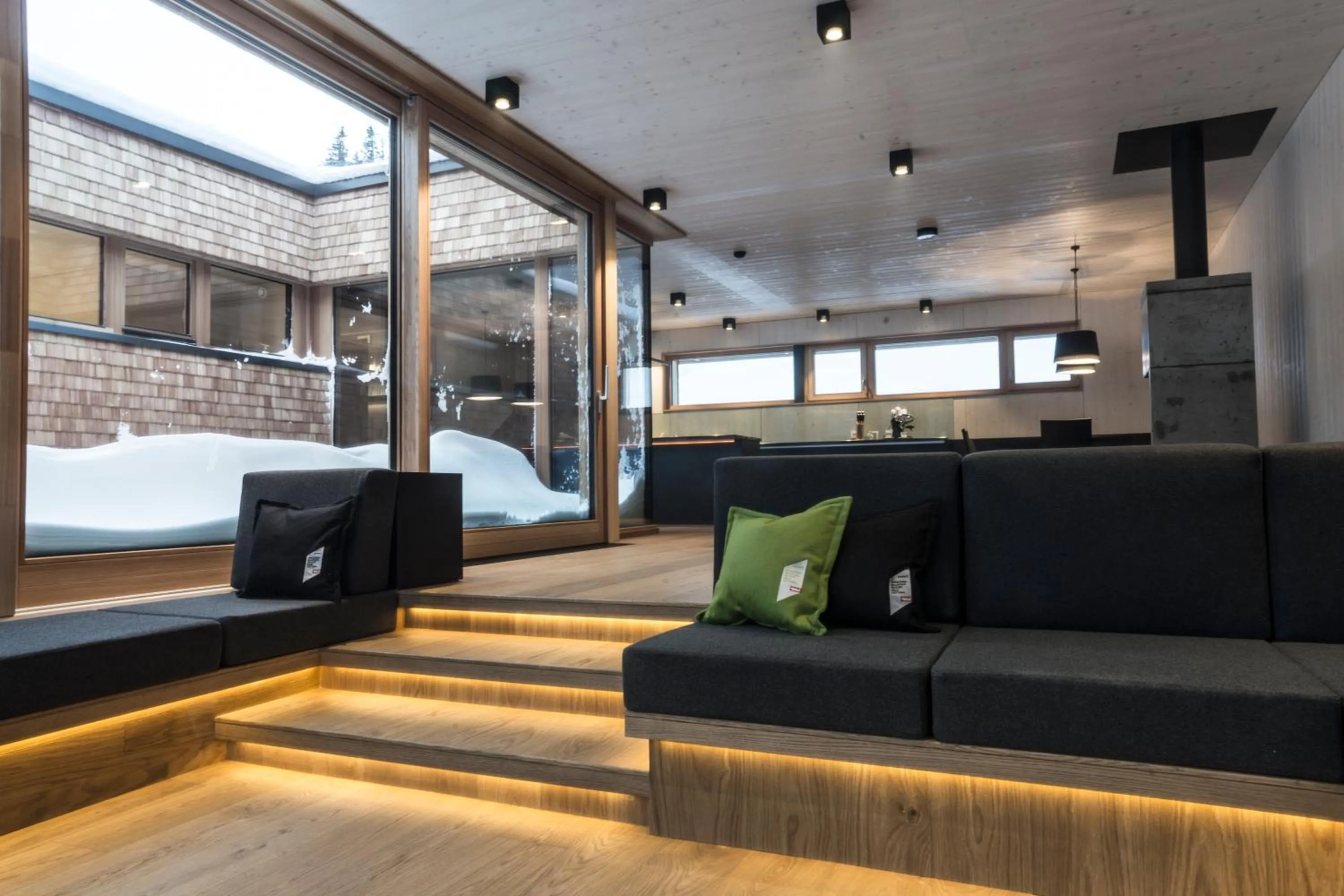 Living room in Gradonna Mountain Resort Chalets & Hotel