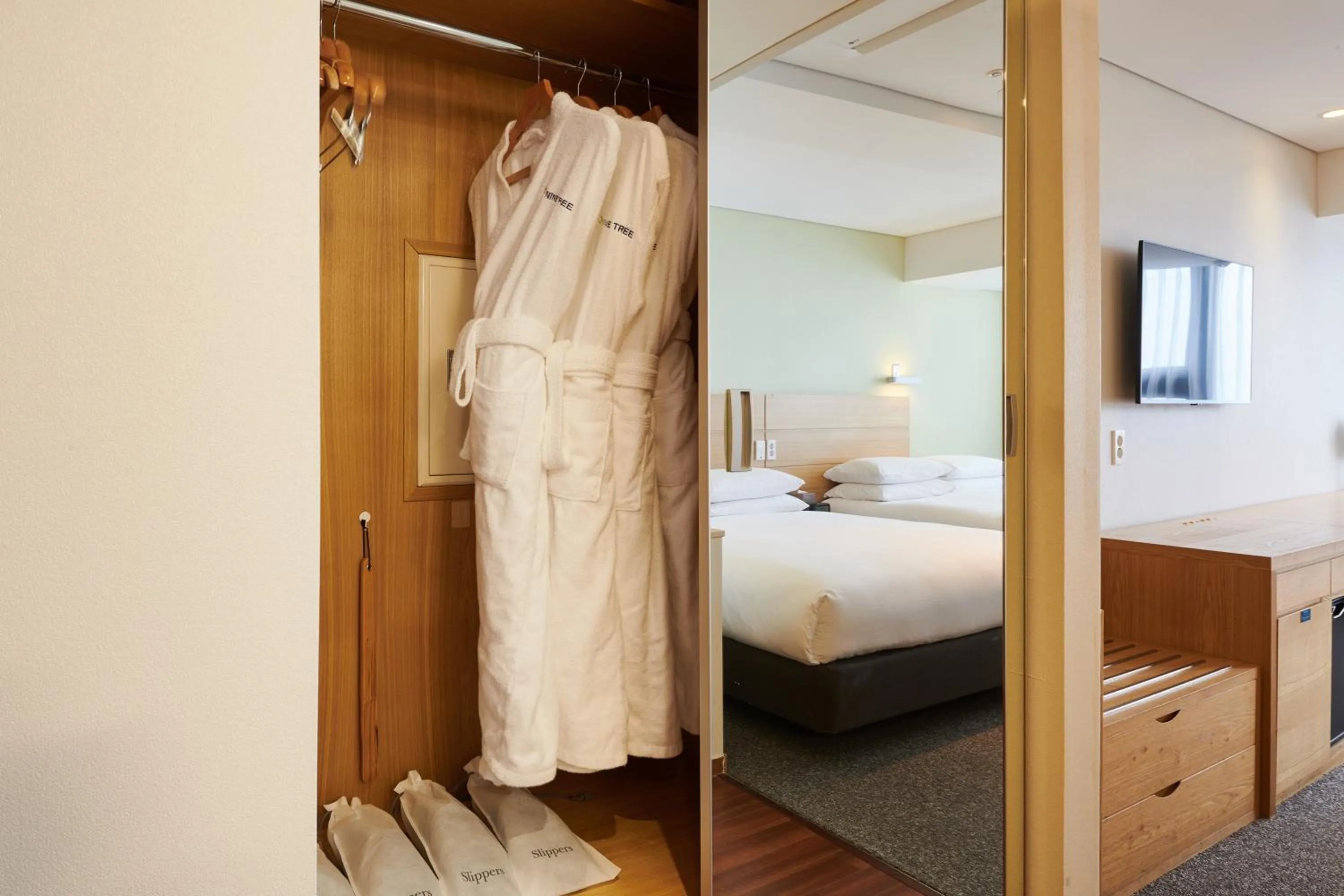 wardrobe, Bed in Nine Tree by Parnas Seoul Myeongdong 1