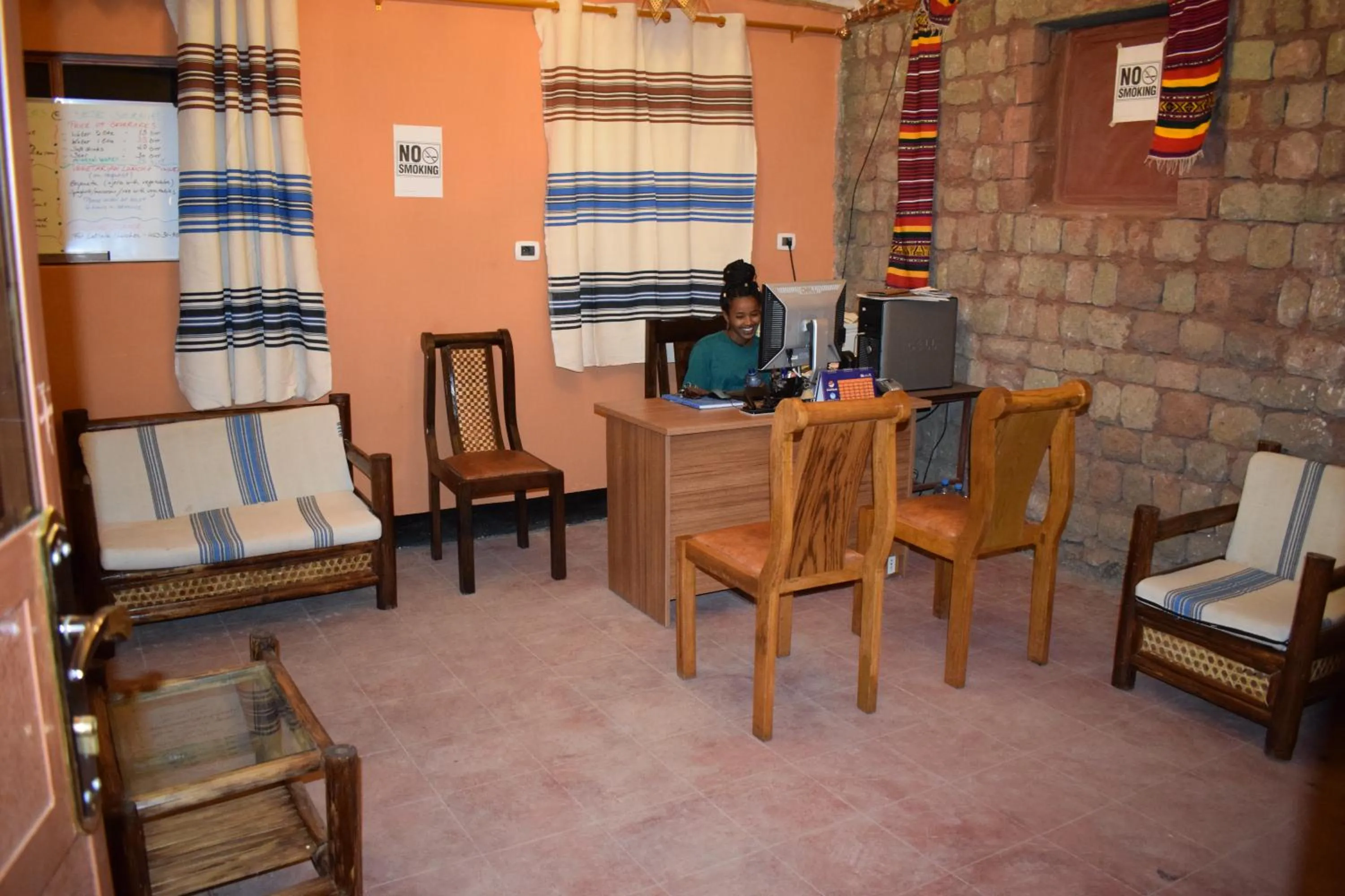 Lobby or reception in Bete Serkie Lalibela