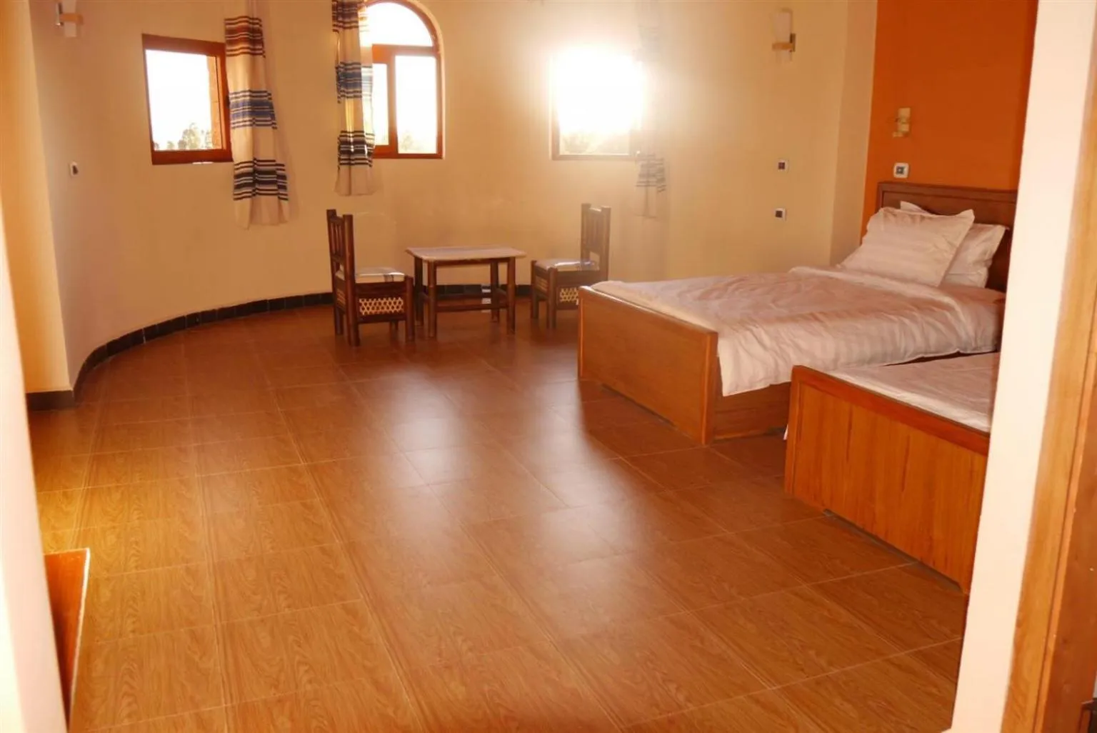 Bed in Bete Serkie Lalibela