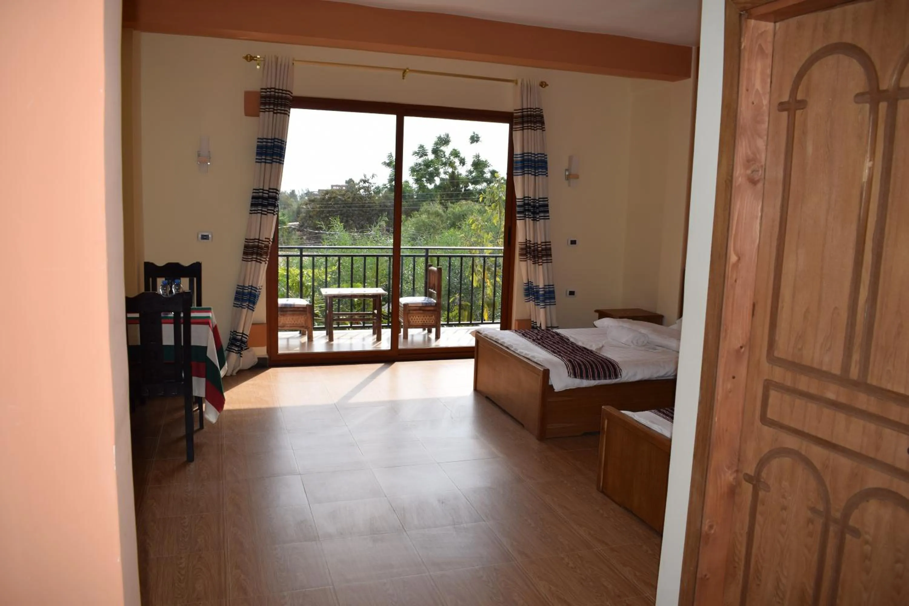 Bed in Bete Serkie Lalibela