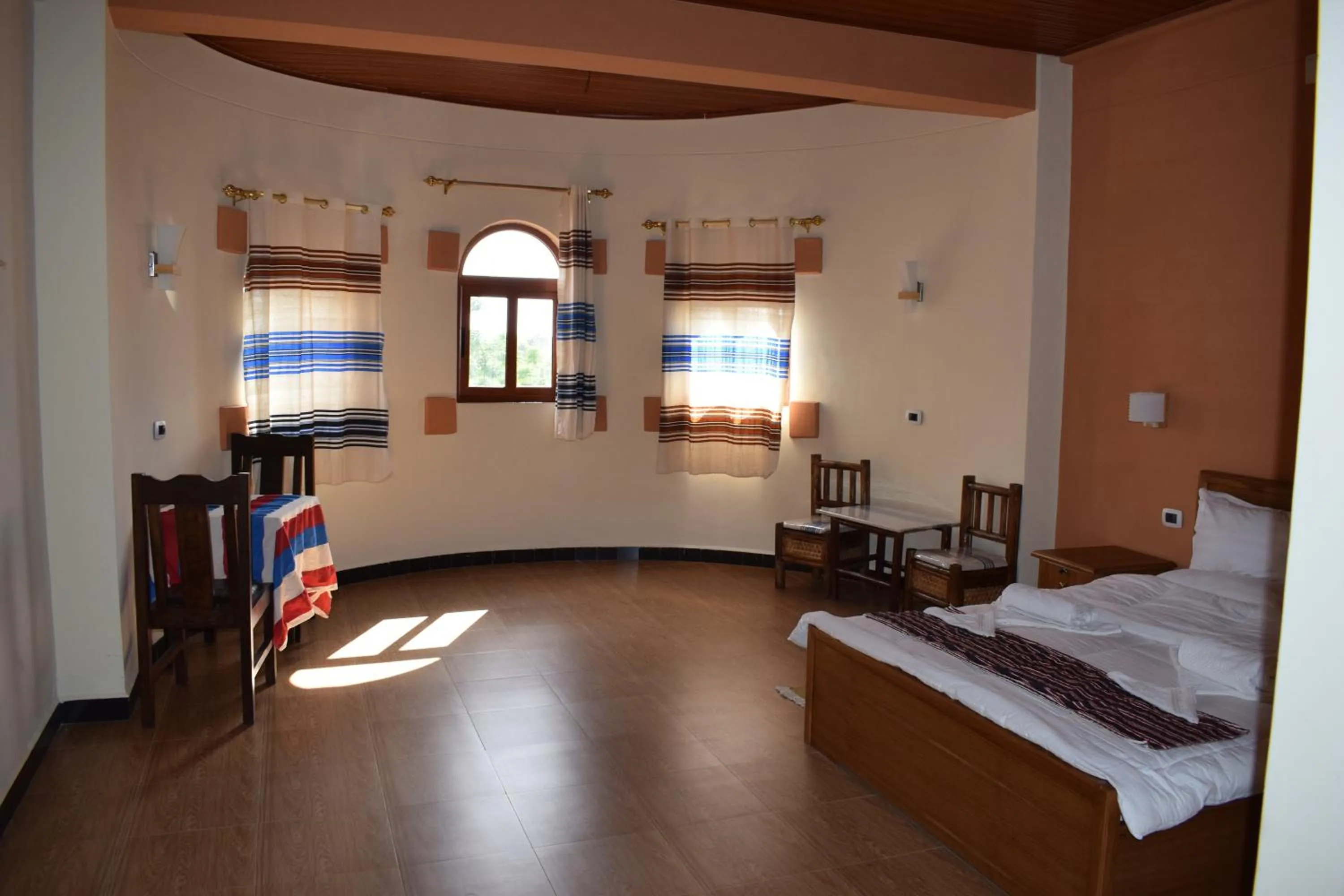 Bed in Bete Serkie Lalibela