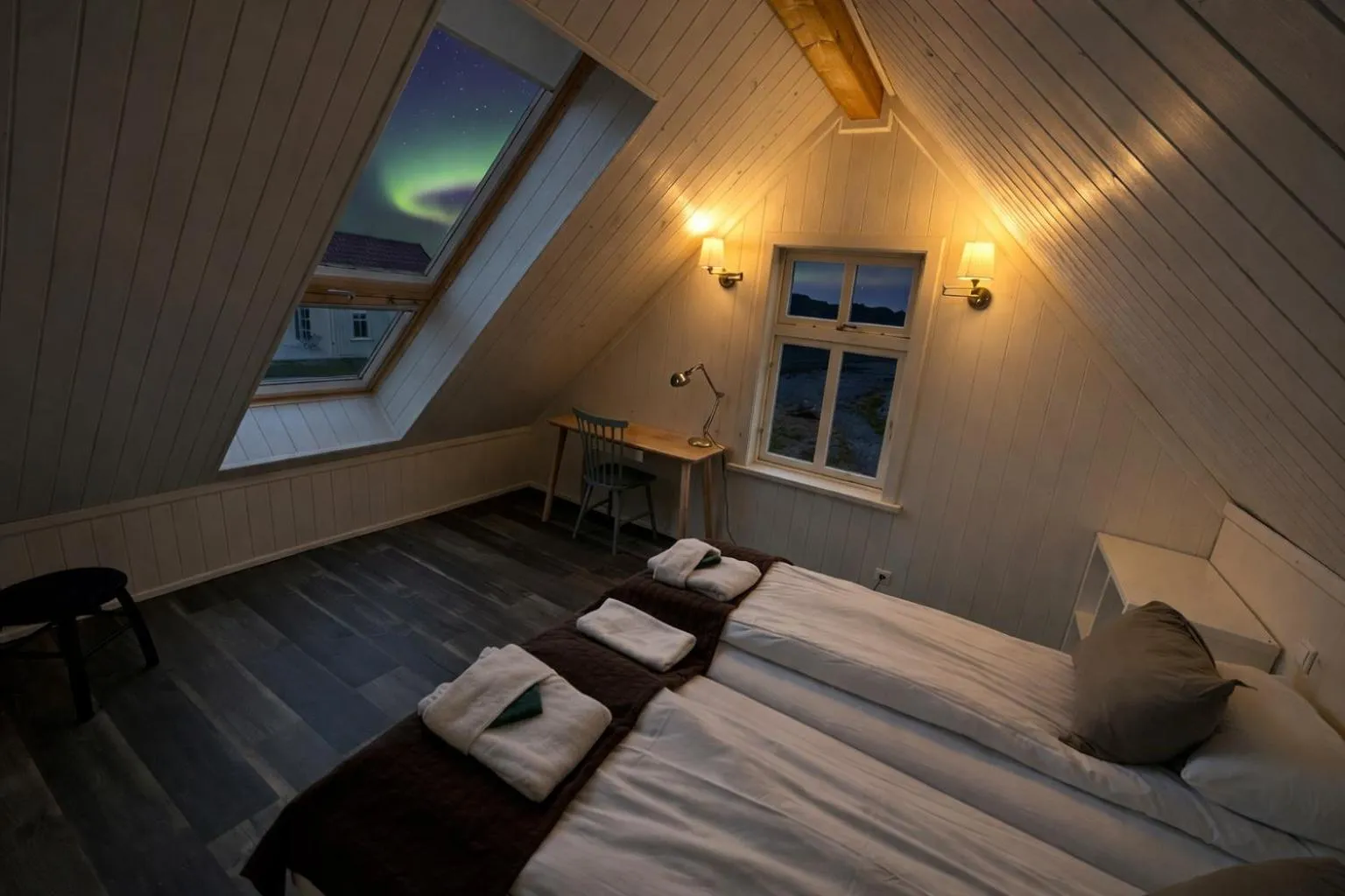 Bed in Hótel Lækur