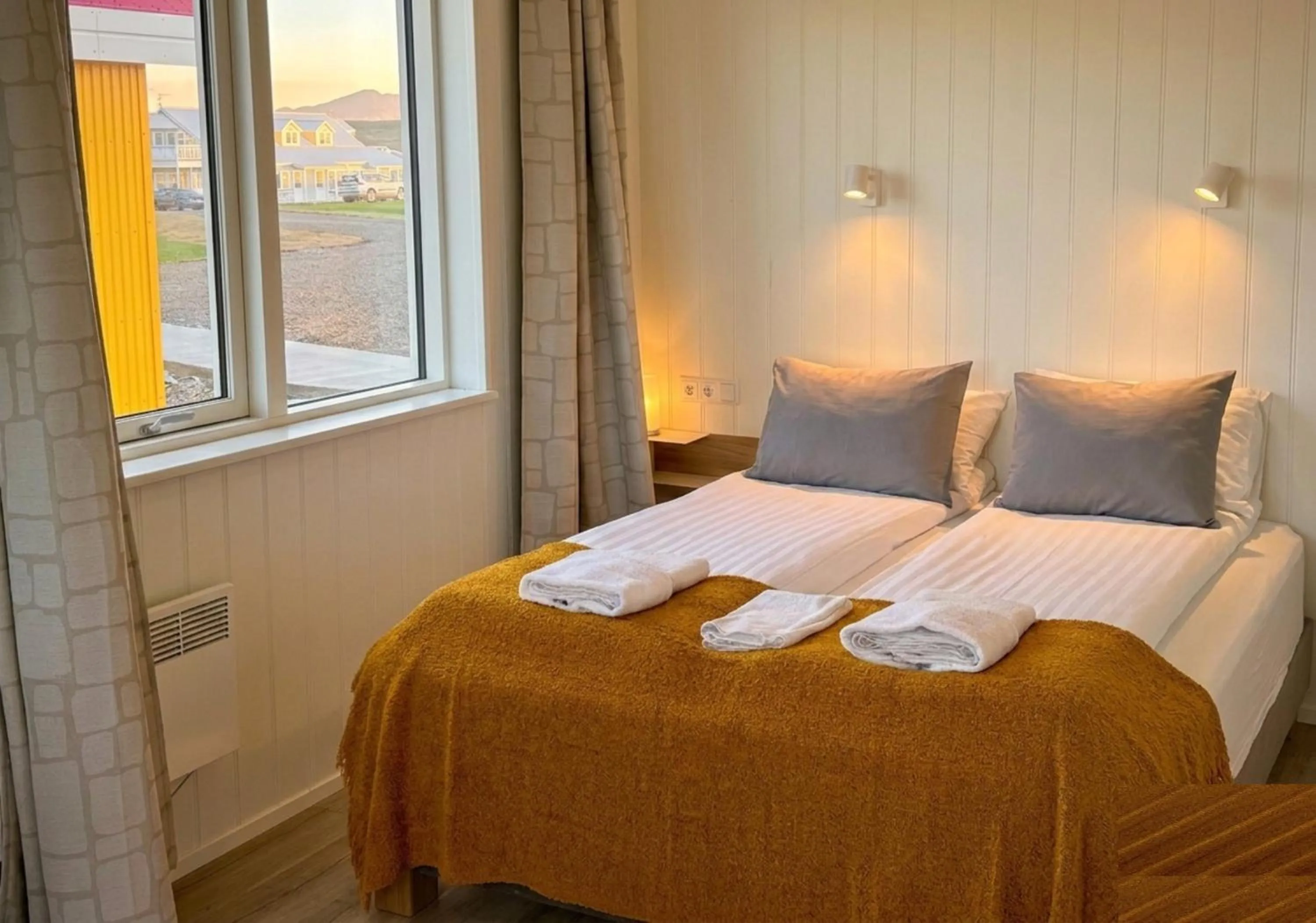 Bed in Hótel Lækur