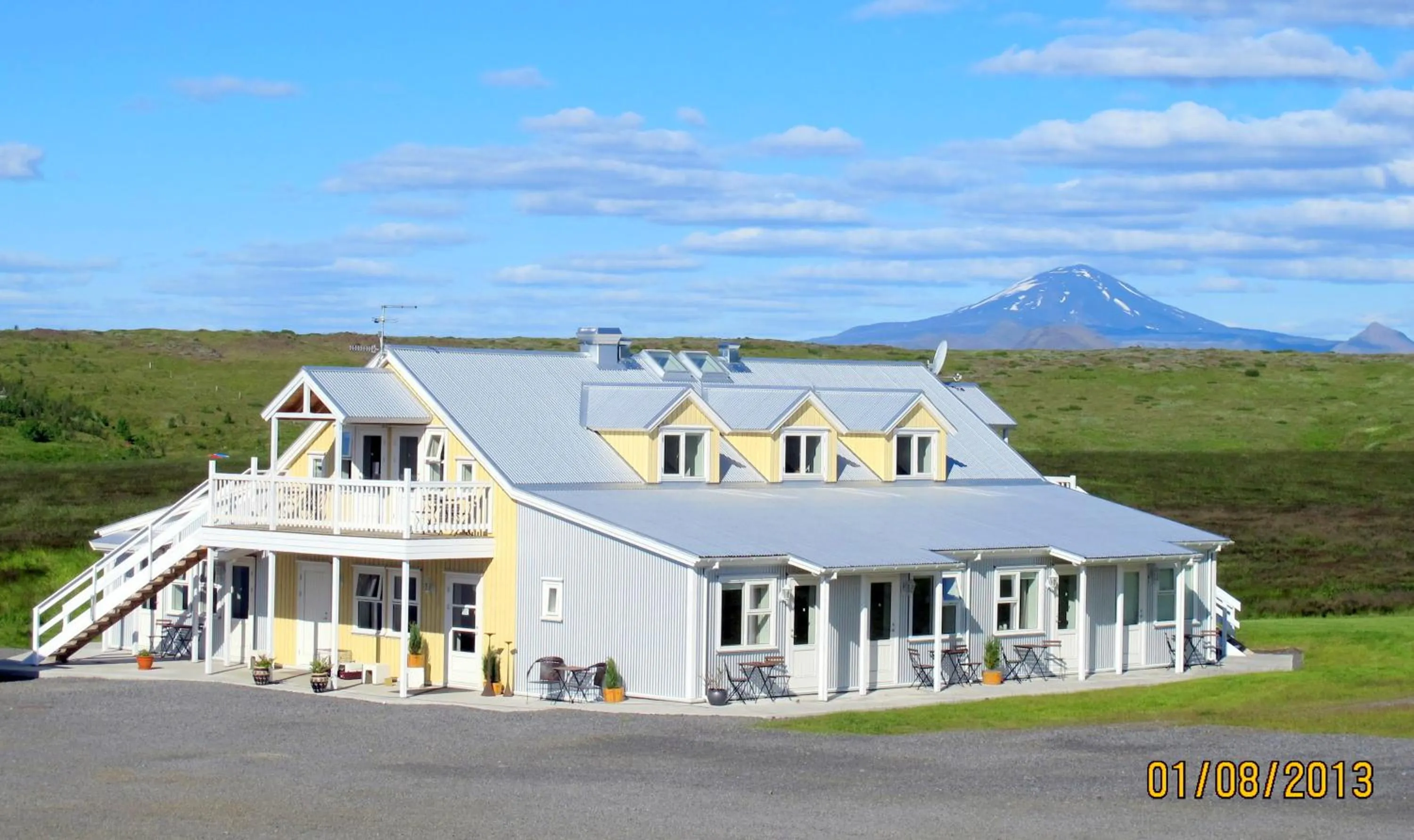 Facade/entrance in Hótel Lækur